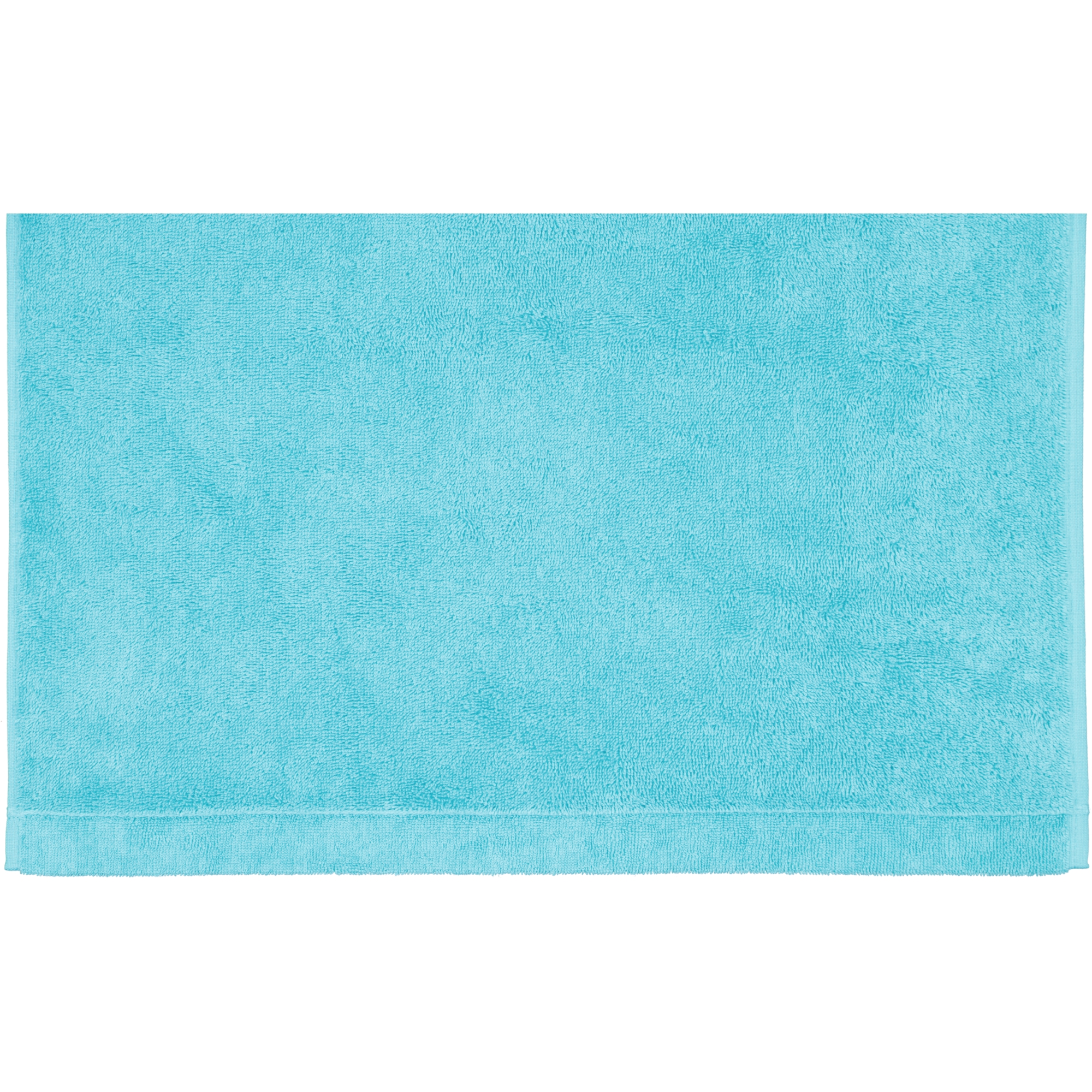 Cawö Handtücher Lifestyle Uni 7007 türkis - 430 - Seiflappen 30x30 cm