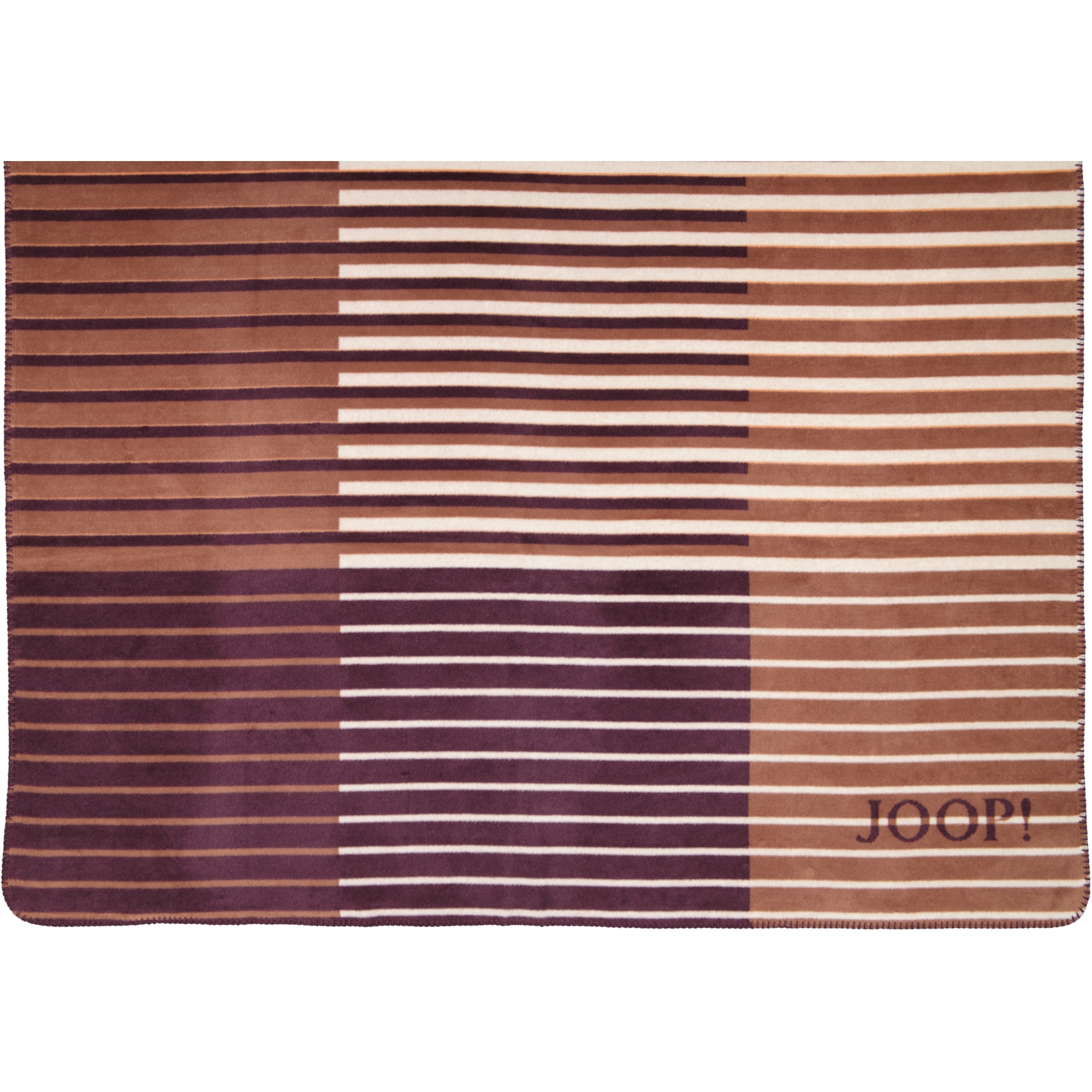 JOOP! Wohndecken Divided Karamell - 150x200 cm