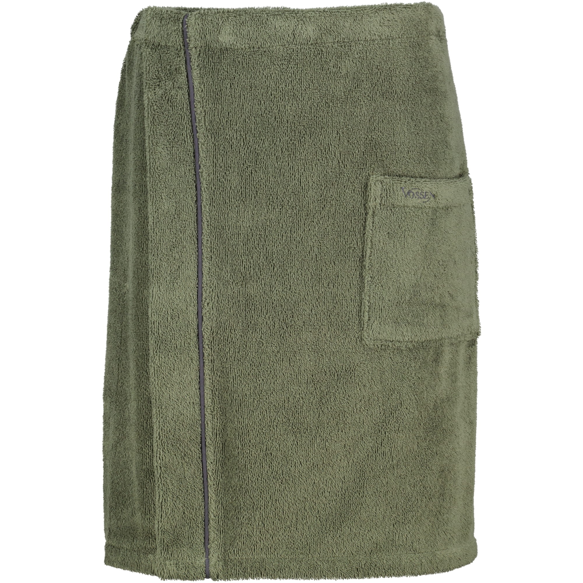 Vossen Saunakilts Herren Lars mud green - 5830 - 60x160 cm