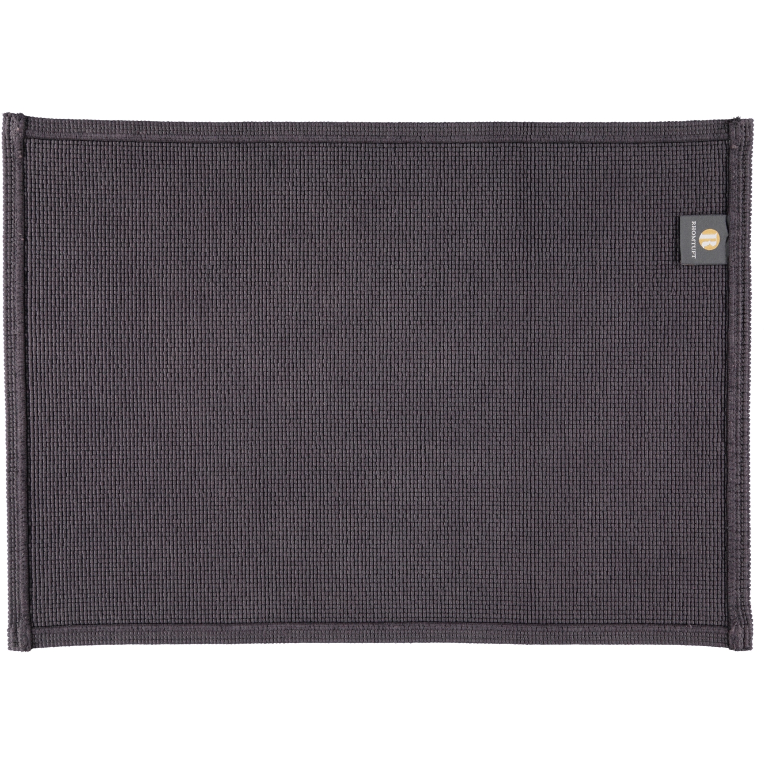 Rhomtuft - Badteppiche Plain - Farbe: zinn - 02 - 50x70 cm
