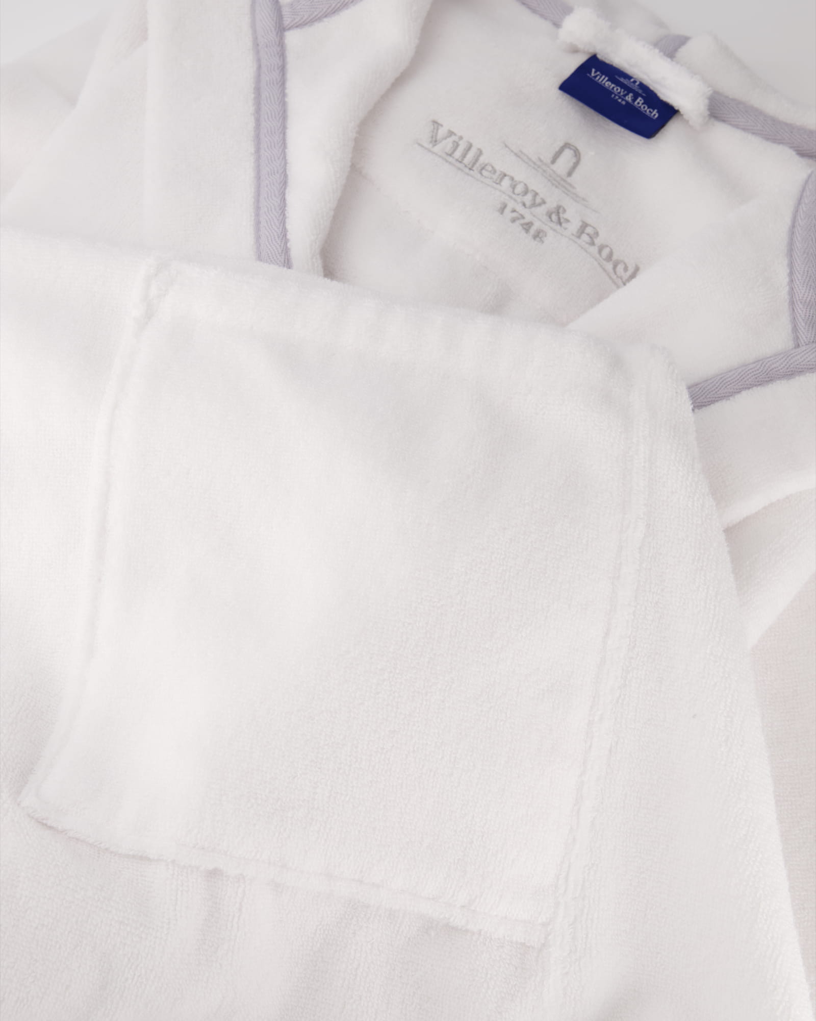 Villeroy & Boch Herren Bademantel Kapuze 2523 - Farbe: brilliant-white - 67