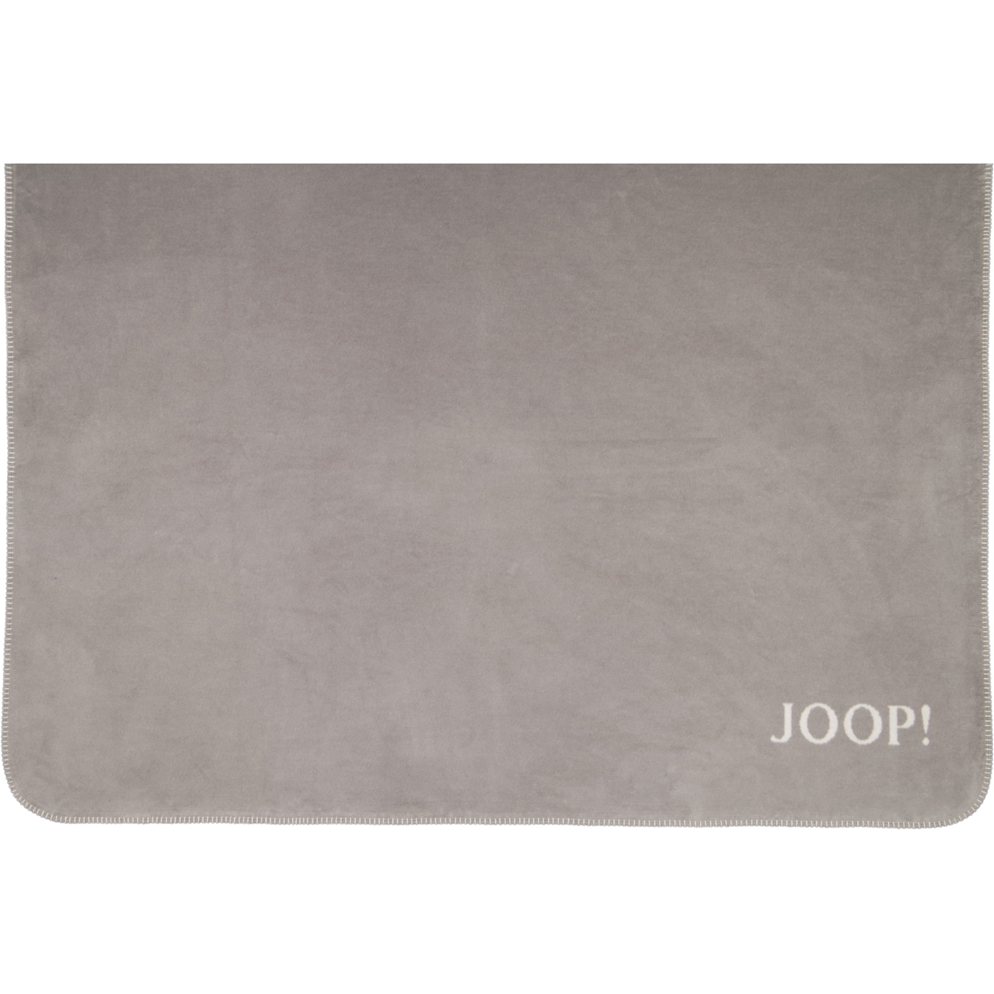 JOOP! Wohndecke Uni-Doubleface - Größe: 150x200 cm - Farbe: Graphit-Rauch