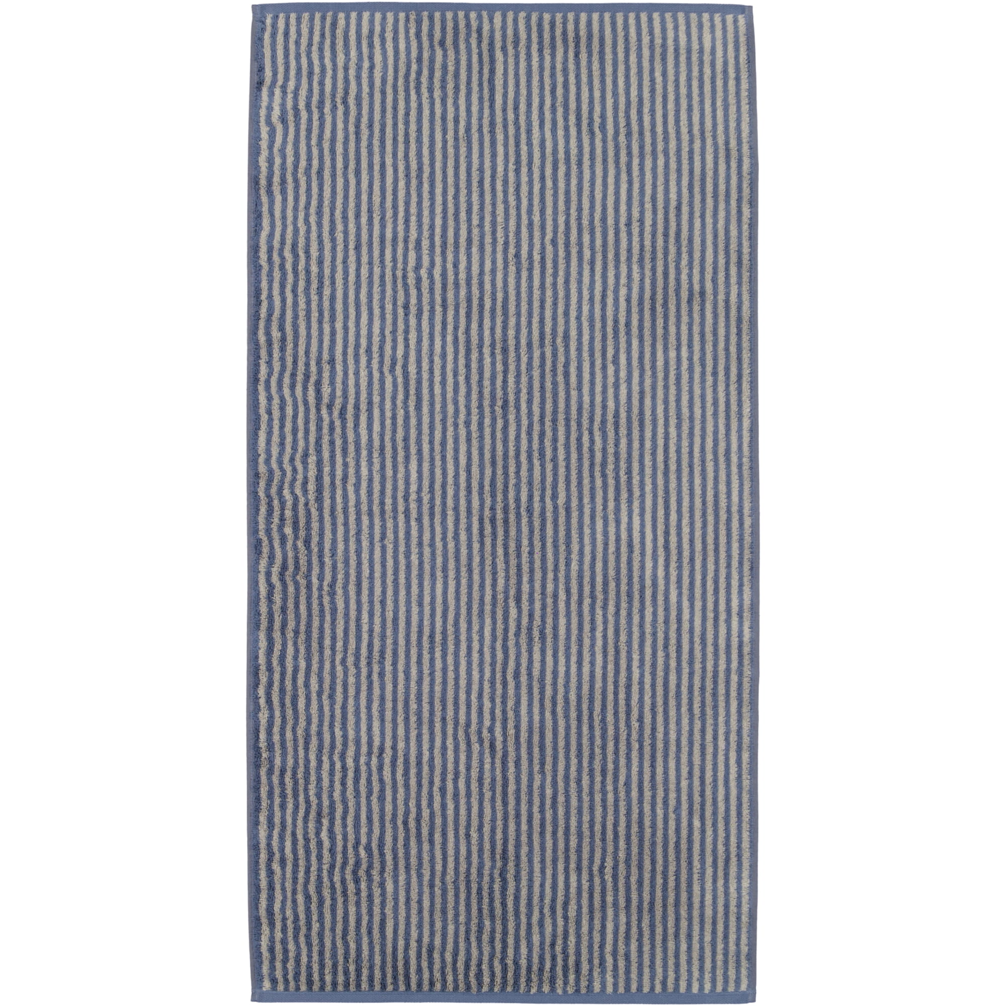 Cawö Handtücher Two-Tone Stripes 480 nachtblau - 10 - Handtuch 50x100 cm