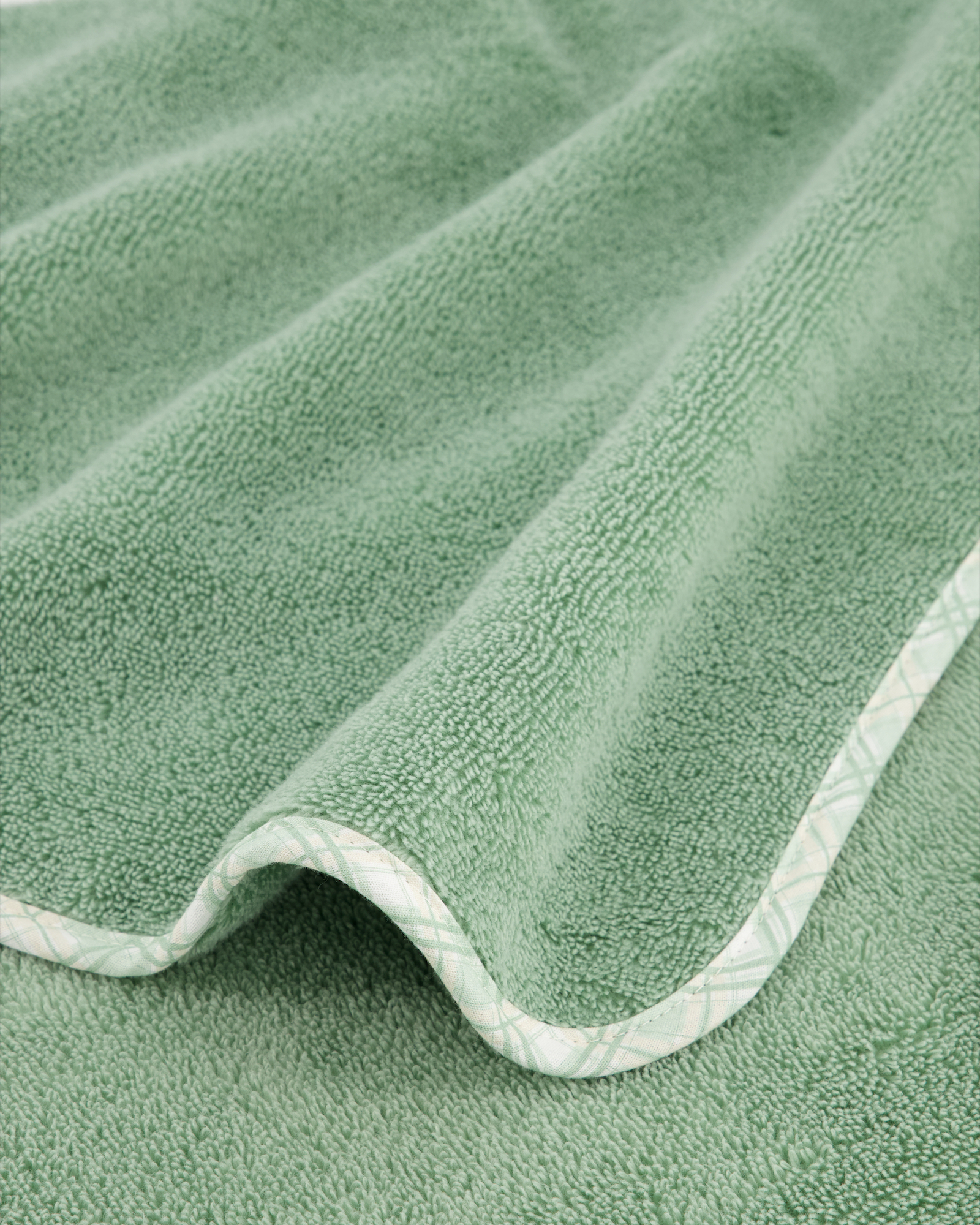 Vossen Kapuzentücher Teddy soft green - 5305 - Kapuzentuch 100x100 cm