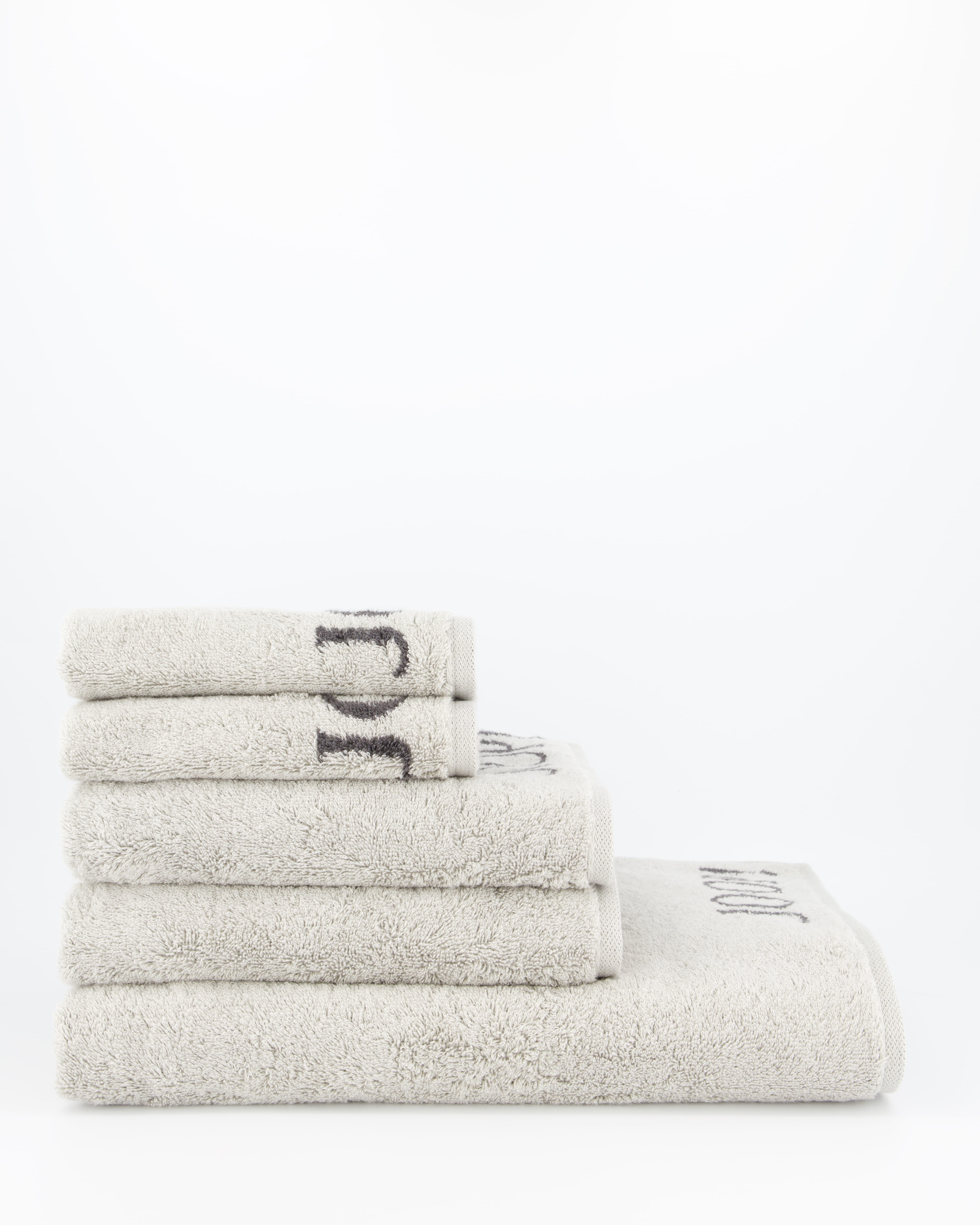 JOOP! Handtücher New Classic Doubleface 1720 Platin - 77 - Seiflappen 30x30 cm