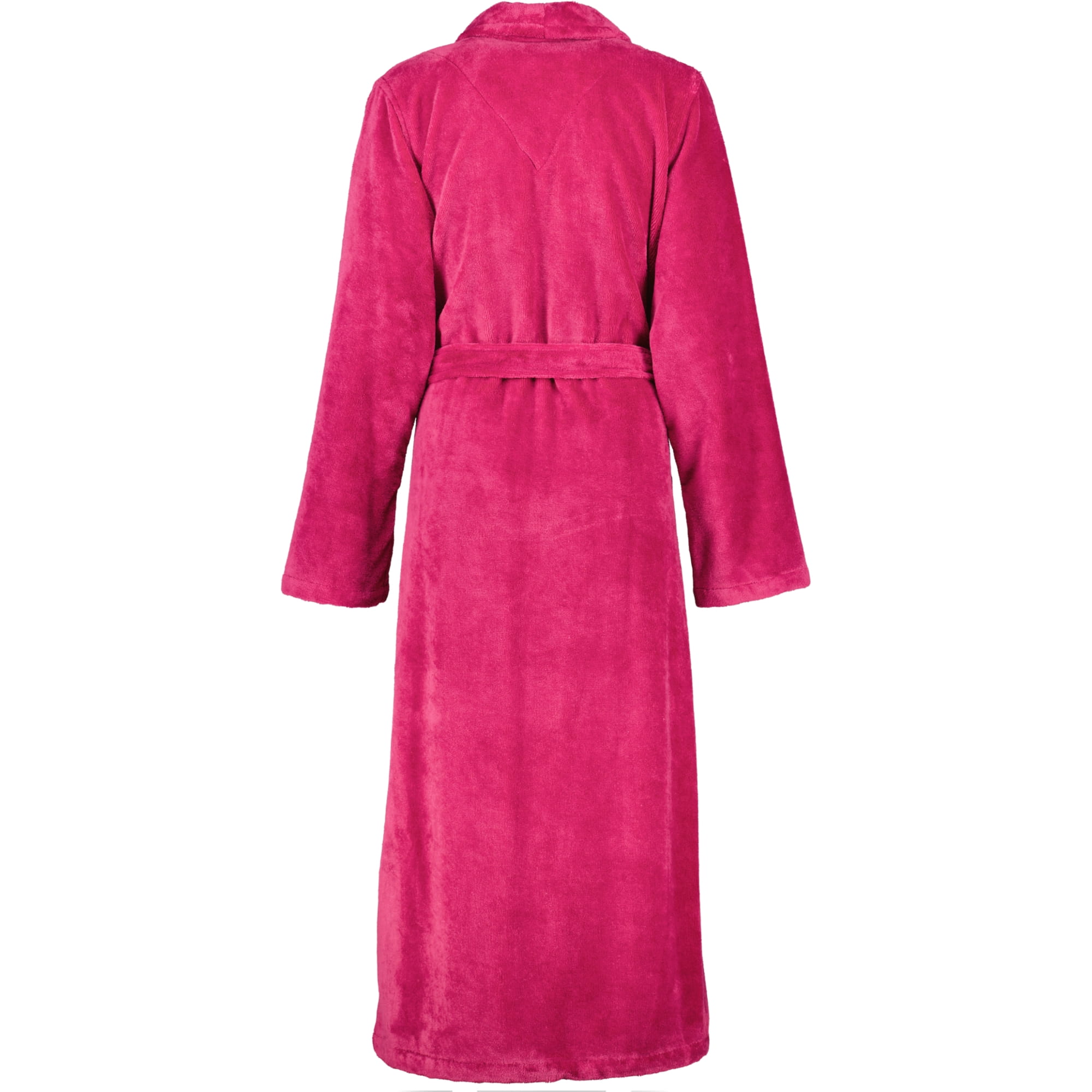 Cawö Home Damen Bademantel Schalkragen 806 - Farbe: beere - 22 - L
