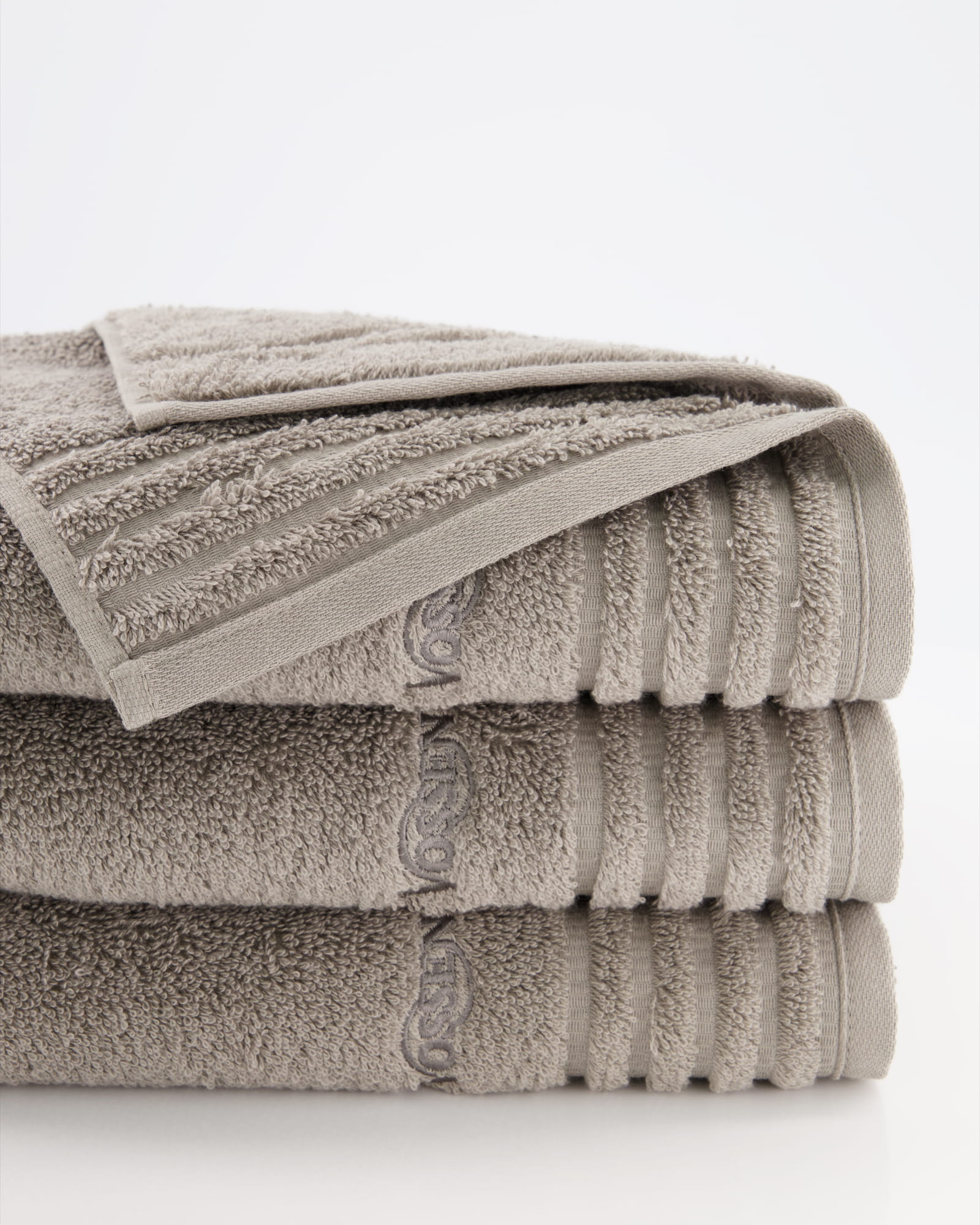 Vossen Handtücher Vienna Style Supersoft pepplestone - 7470 - Seiflappen 30x30 cm