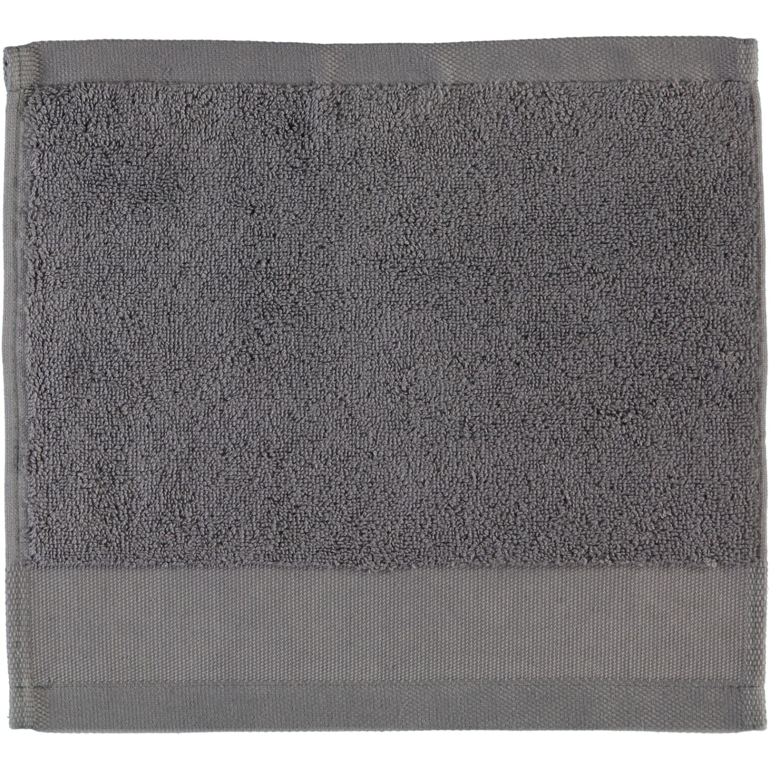 Rhomtuft - Handtücher Comtesse - Farbe: zinn - 02 - Seiflappen 30x30 cm