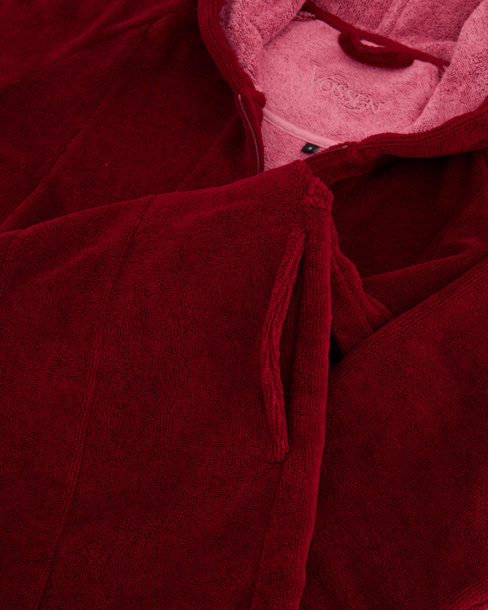 Vossen Bademantel Damen Palermo  - Farbe: burgundy - 016 (141571) - M