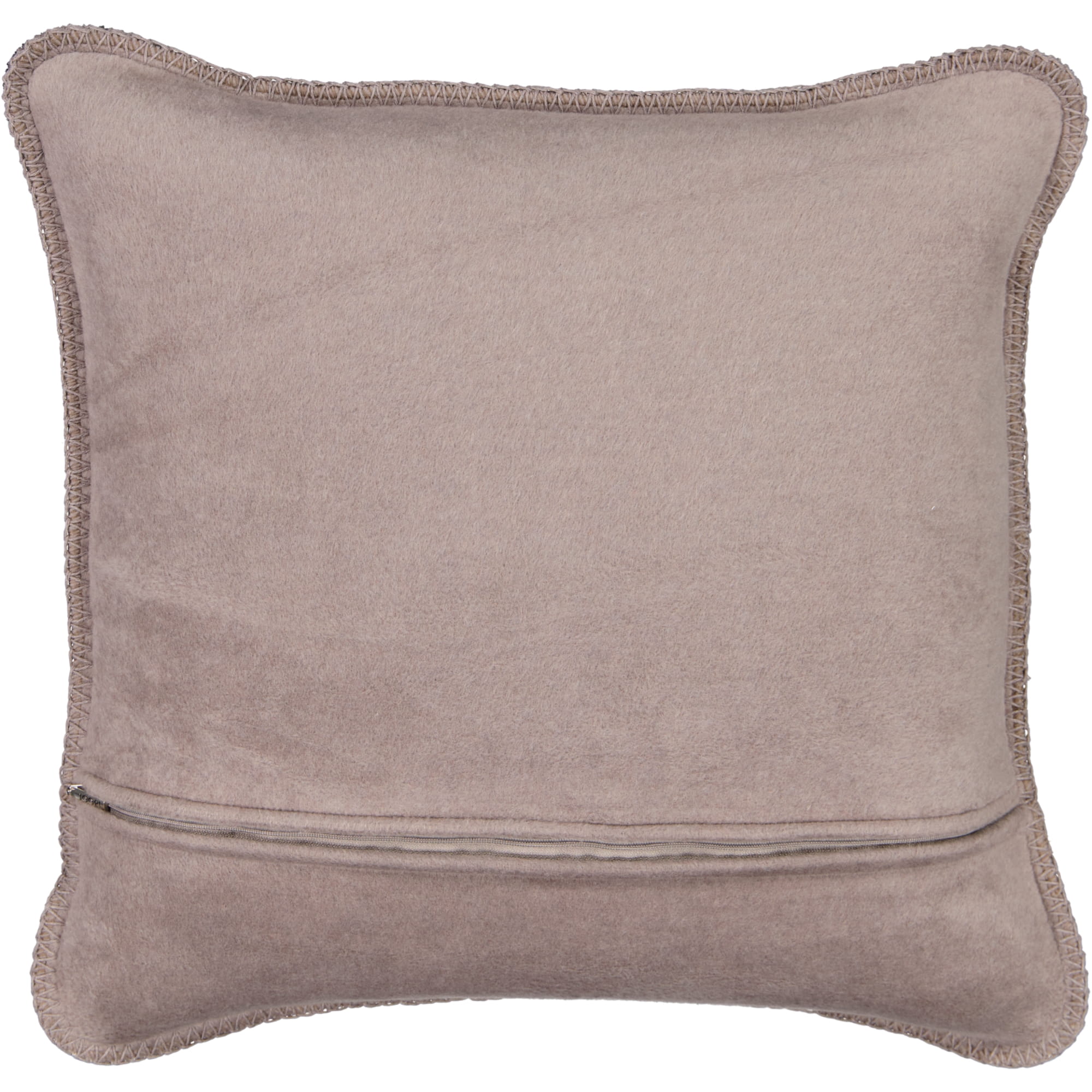 JOOP! Kissenhülle Uni-Doubleface - Größe: 50x50 cm - Farbe: Anthrazit-Taupe