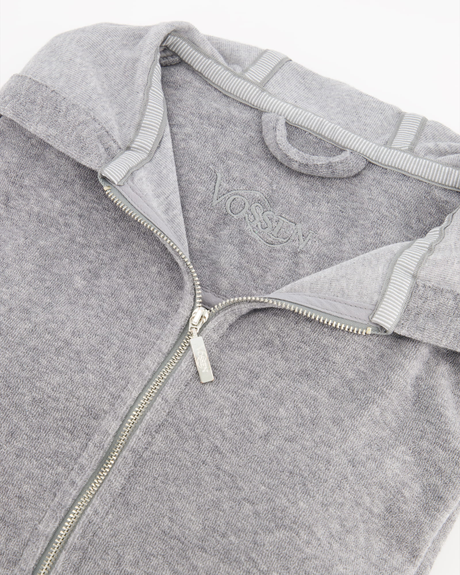 Vossen Bademäntel Damen Kurzmantel mit Kapuze Tampa melange - 7380