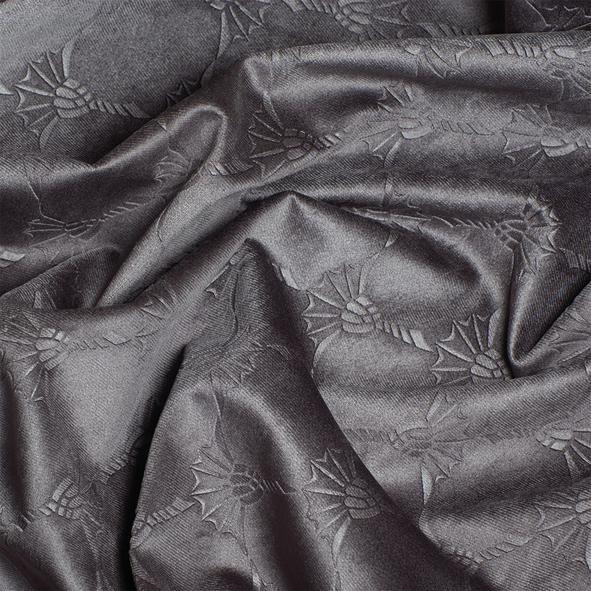 JOOP! Vorhang Gardine Emboss mit Ösen - Größe: 140x250 cm - Farbe: Anthrazit - 012