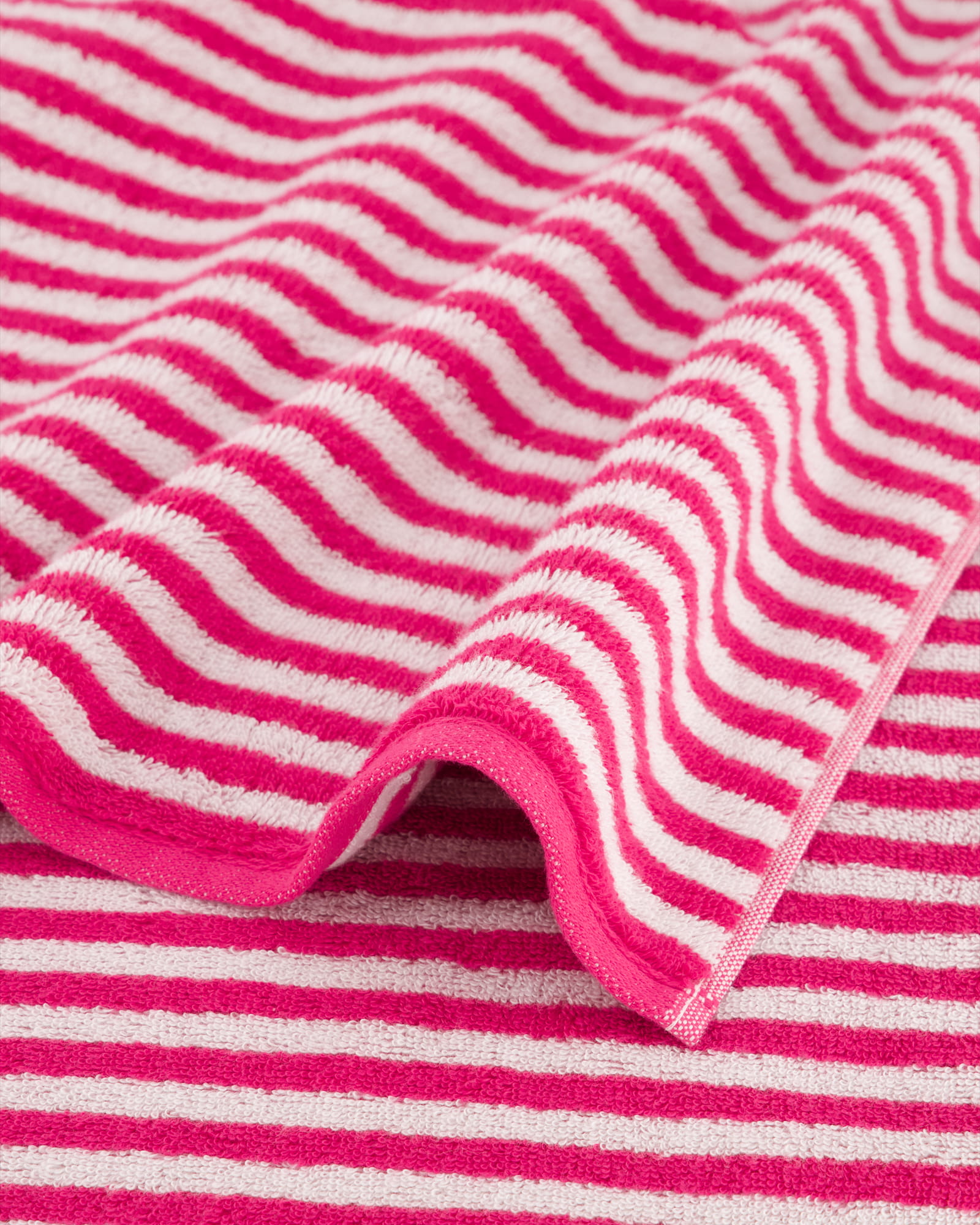 Cawö Handtücher Campus Ringel 955 pink - 22 - Waschhandschuh 16x22 cm