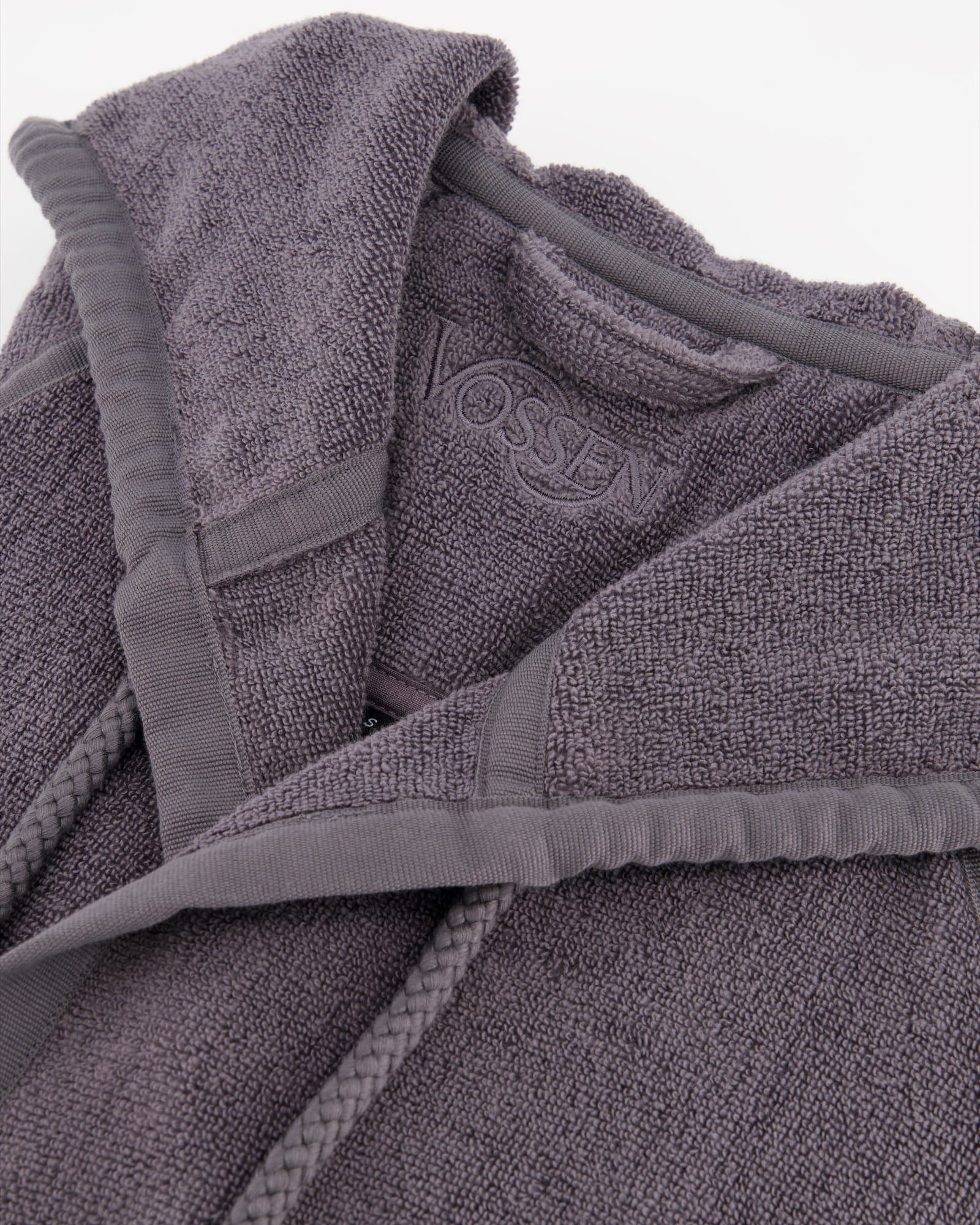 Vossen Bademäntel Damen Kurzmantel mit Kapuze Jive graphit - 7660
