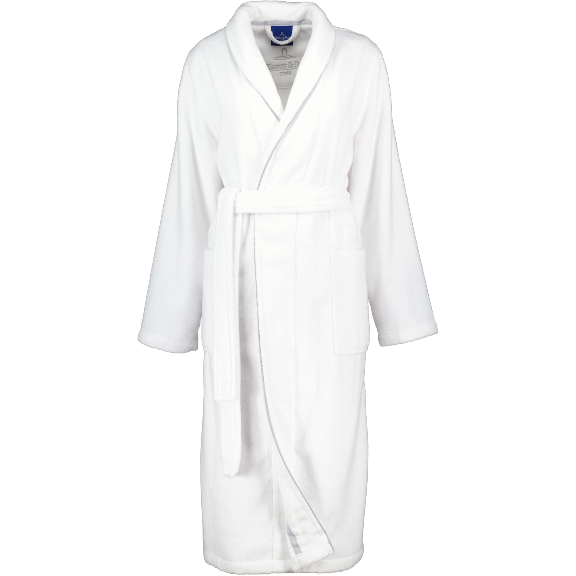 Villeroy & Boch Damen Bademantel Schalkragen 2520 - Farbe: brilliant-white - 67