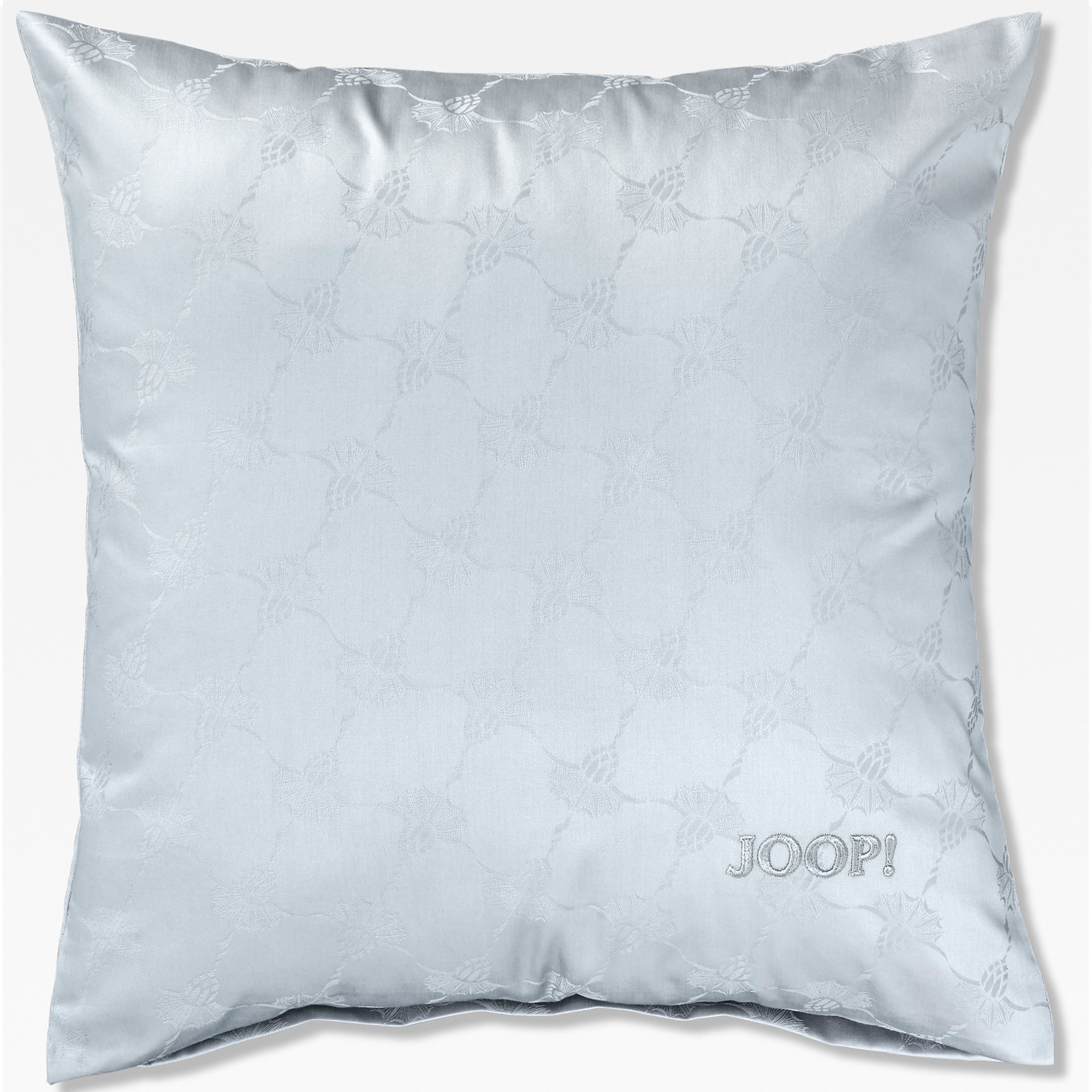 JOOP! Bettwäsche Cornflower 4020 - Farbe: silber - 19 - Nacken-Kissen 40x40 cm