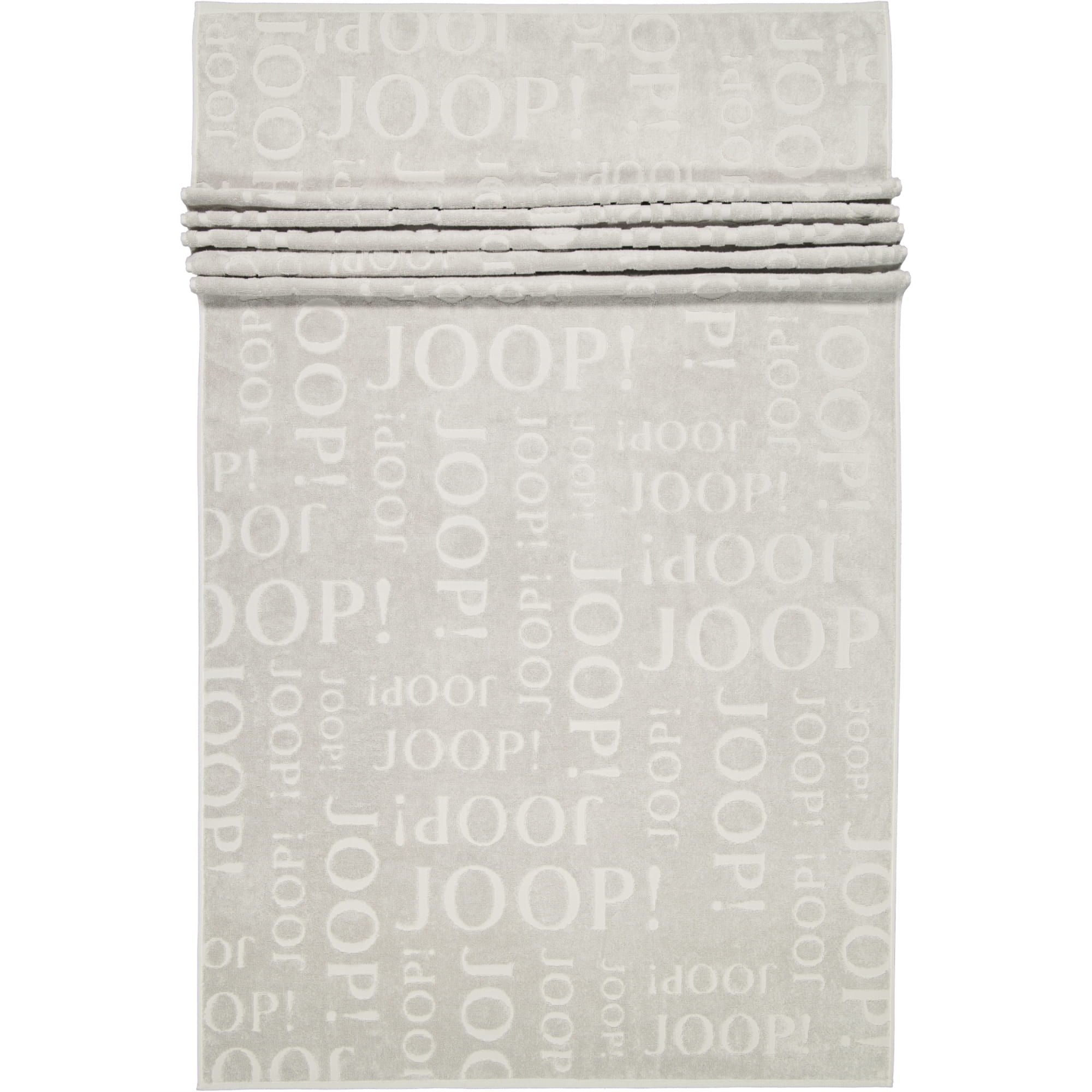 JOOP! Strandtücher Beach Repeat 1697 Platin - 705 - Strandtuch 100x180 cm
