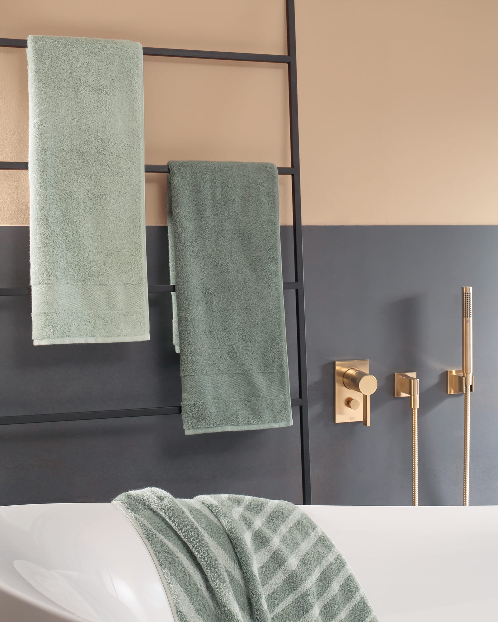 Villeroy & Boch Handtücher Coordinates Leaf 2558 - Farbe: sage green - 44