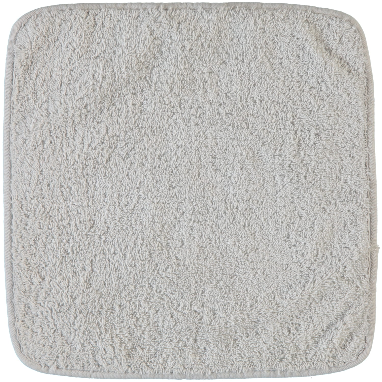 Rhomtuft - Handtücher Loft - Farbe: perlgrau - 11 - Seiflappen 30x30 cm