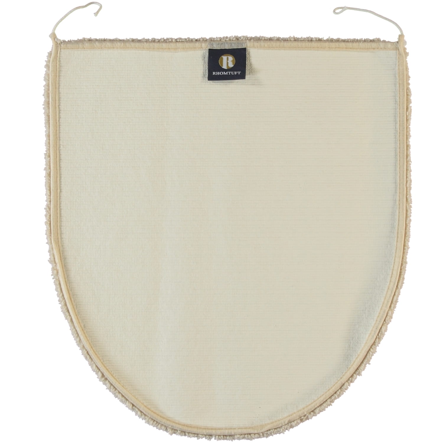 Rhomtuft - Badteppiche Square - Farbe: beige - 42 - Deckelbezug 45x50 cm