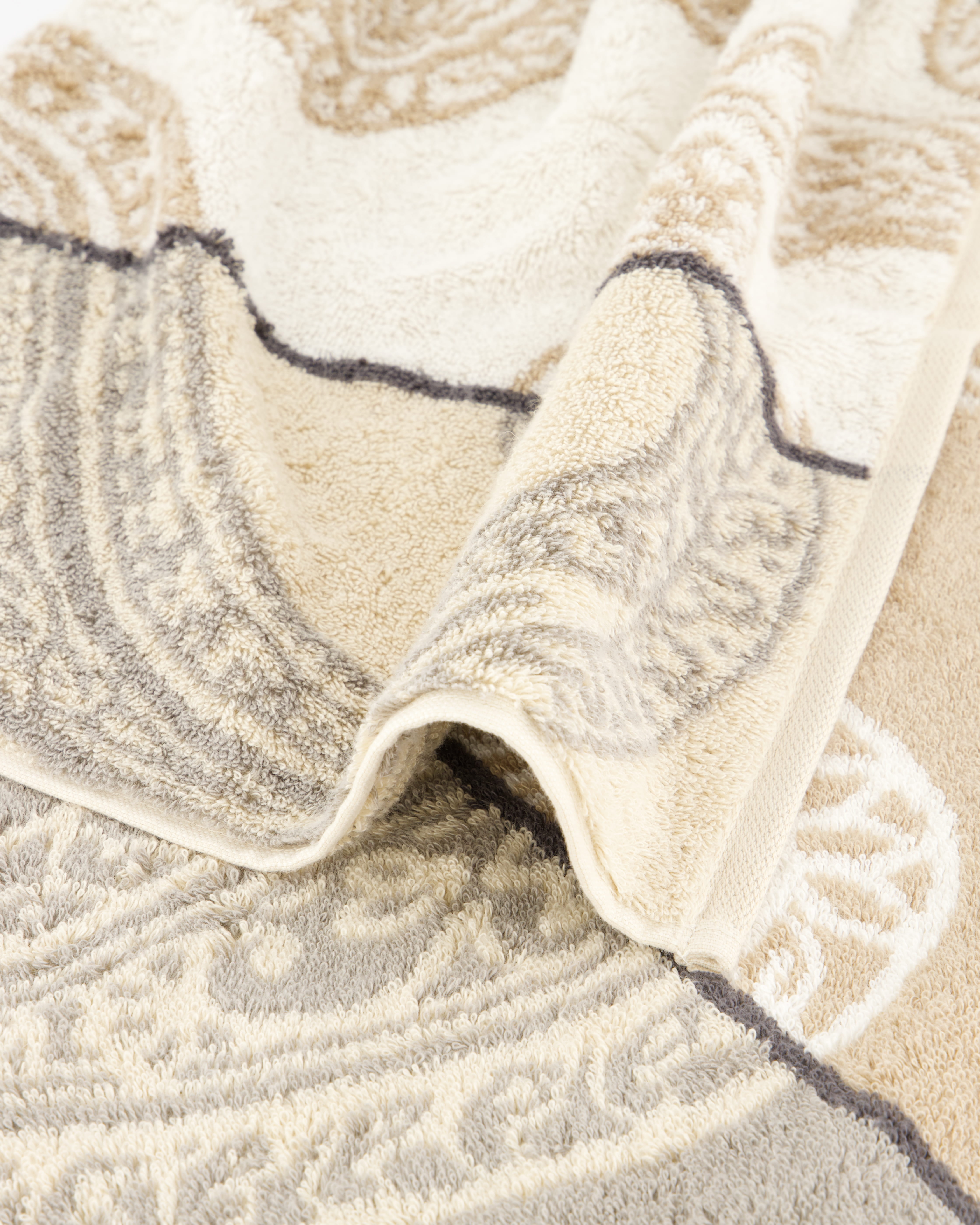 JOOP! Handtücher Contour Paisley 1714 Creme - 37 - Duschtuch 80x150 cm