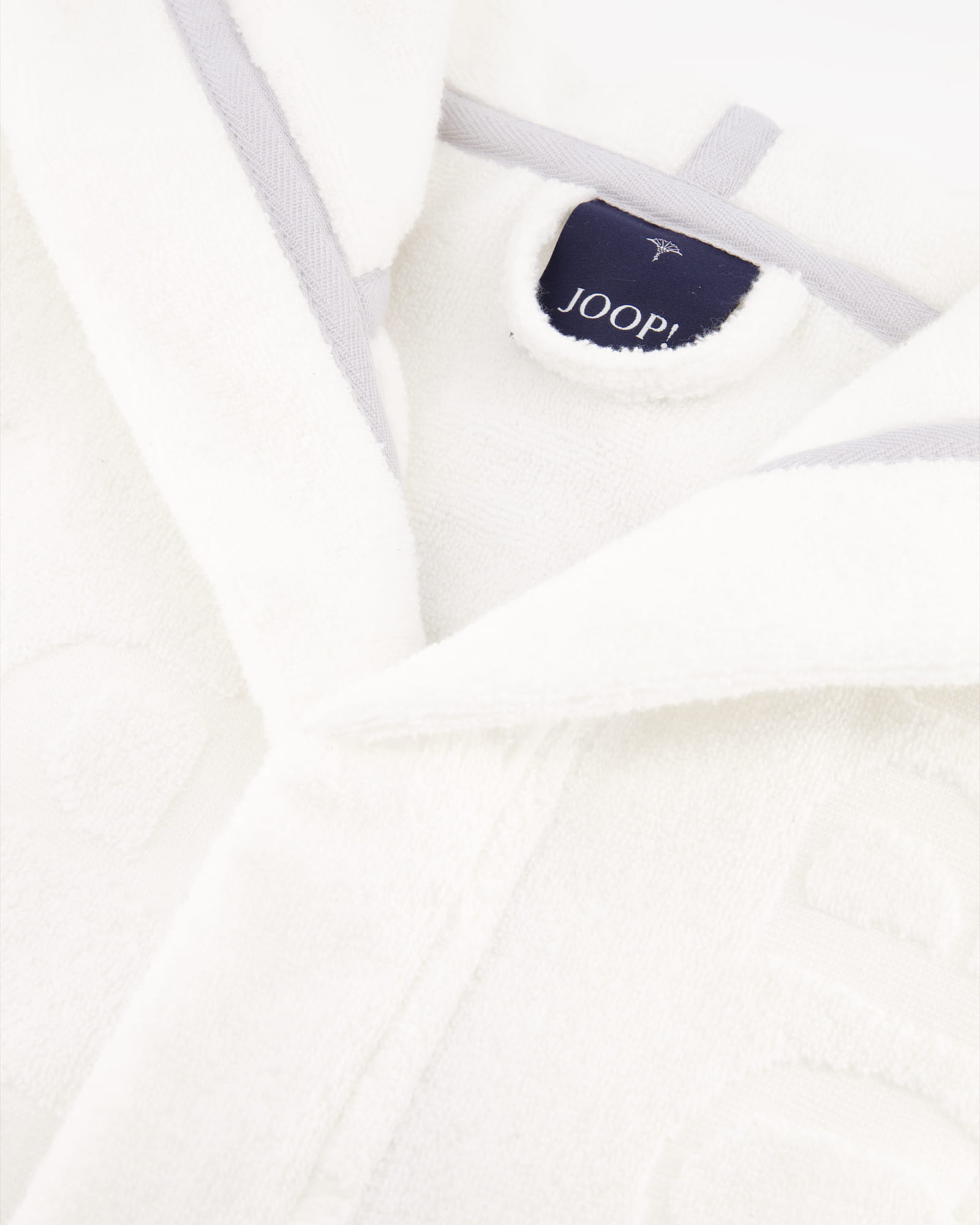 JOOP! Bademäntel Damen Kapuze 1663 weiß - 600