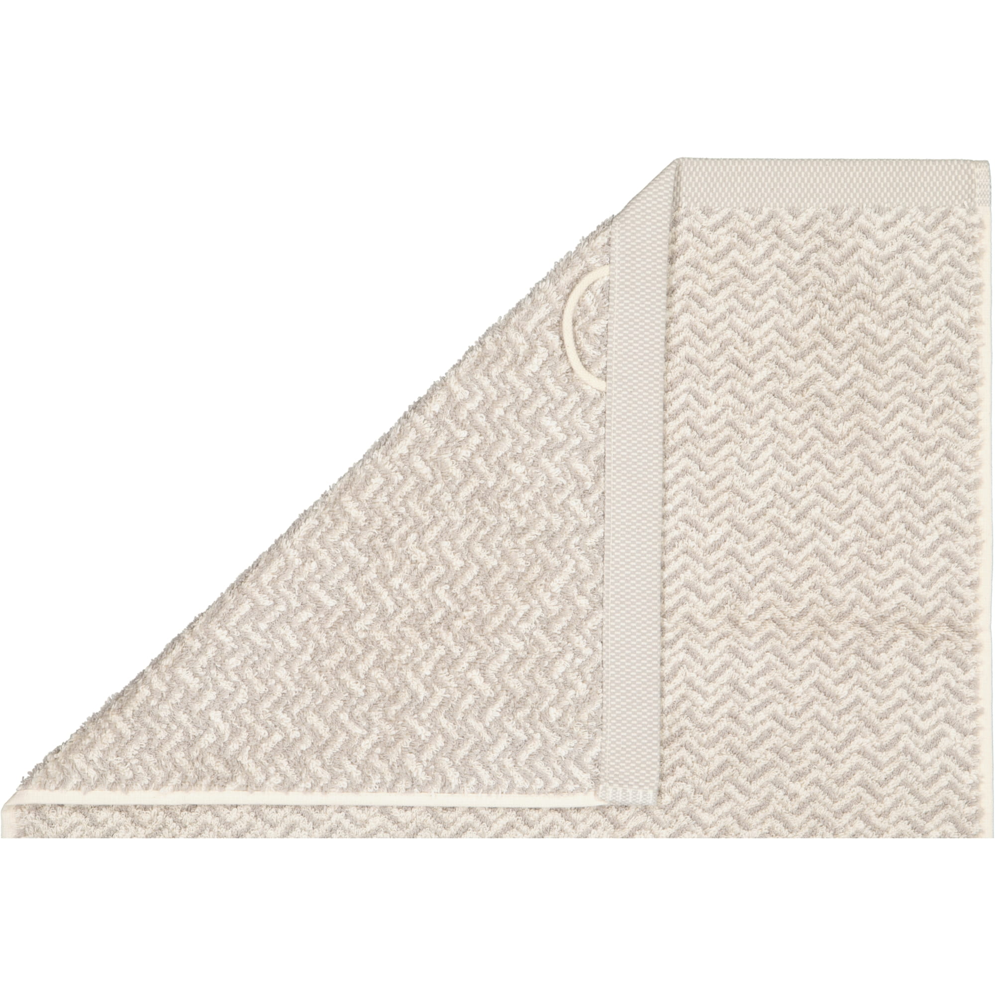 Möve - Brooklyn Fischgrat - Farbe:  nature/cashmere - 071 (1-0567/8970) - Duschtuch 80x150 cm