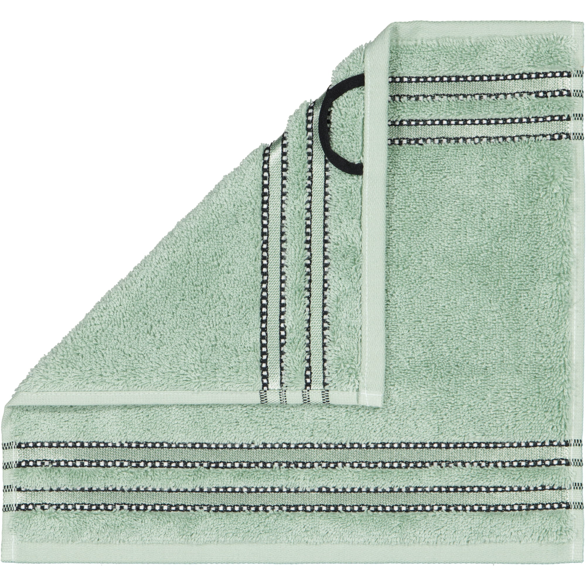 Vossen Handtücher Cult de Luxe soft green - 5305 - Seiflappen 30x30 cm
