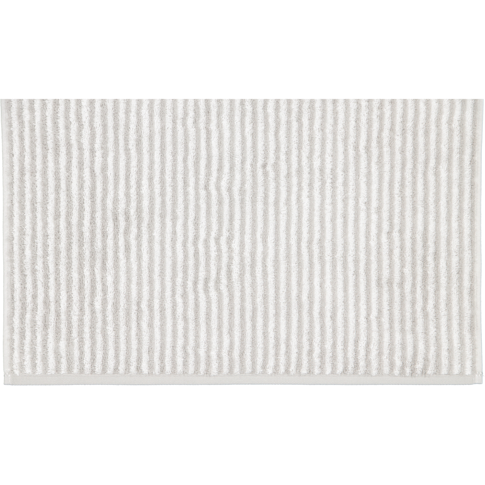 Cawö Handtücher Two-Tone Stripes 480 platin - 76