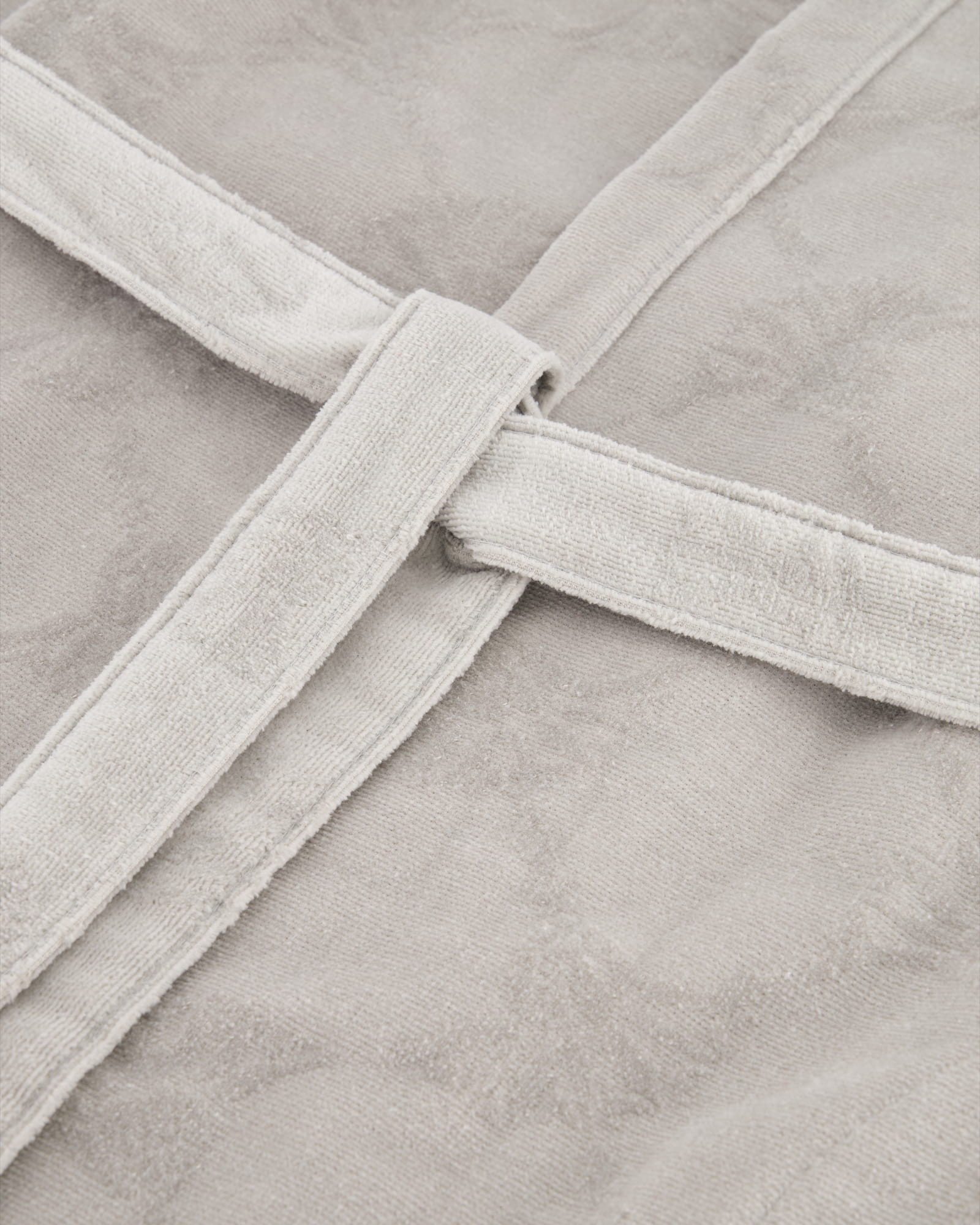 JOOP Damen Bademantel Schalkragen - 1653 - Farbe: Platin - 713 - L