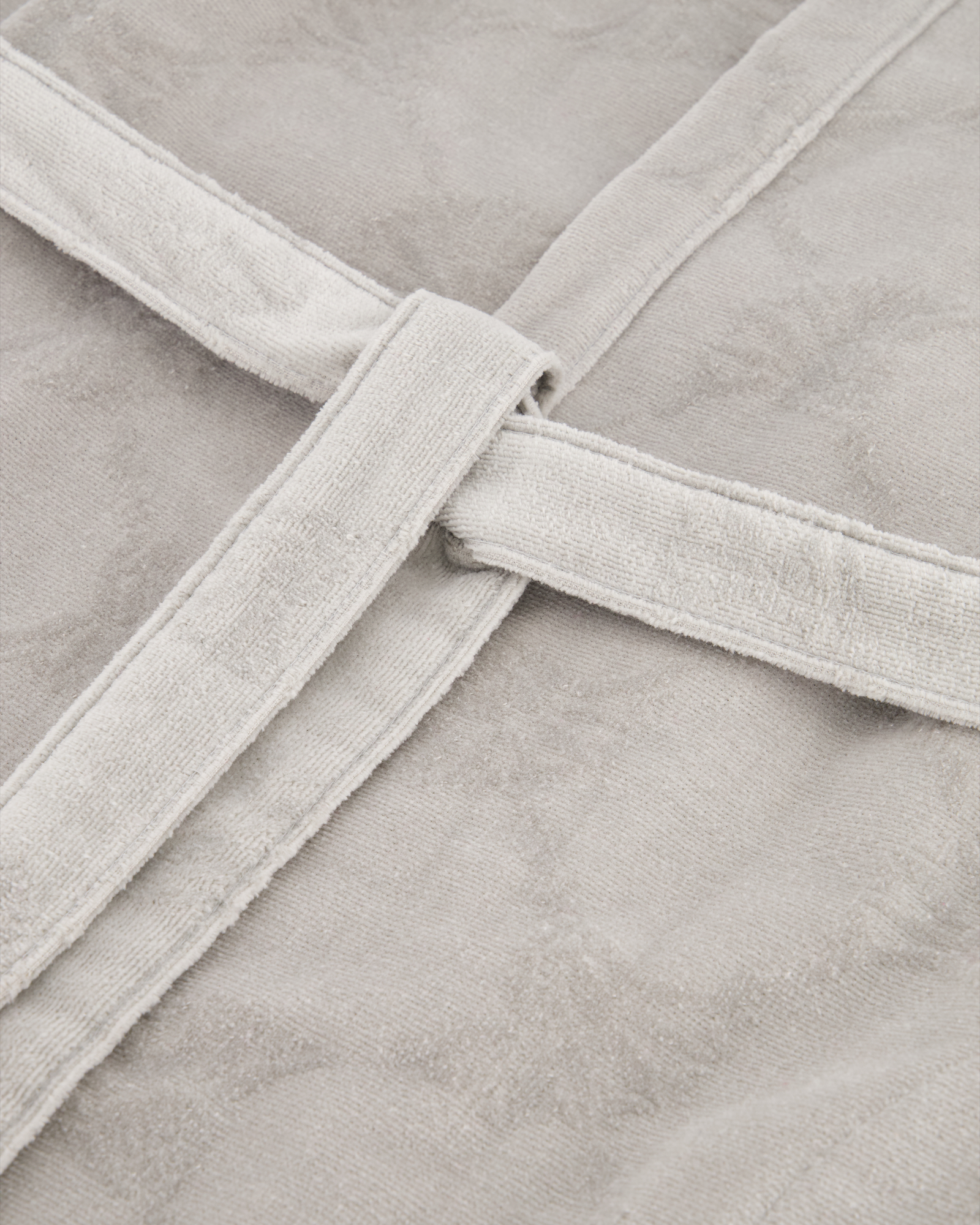 JOOP Damen Bademantel Schalkragen - 1653 - Farbe: Platin - 713 - L