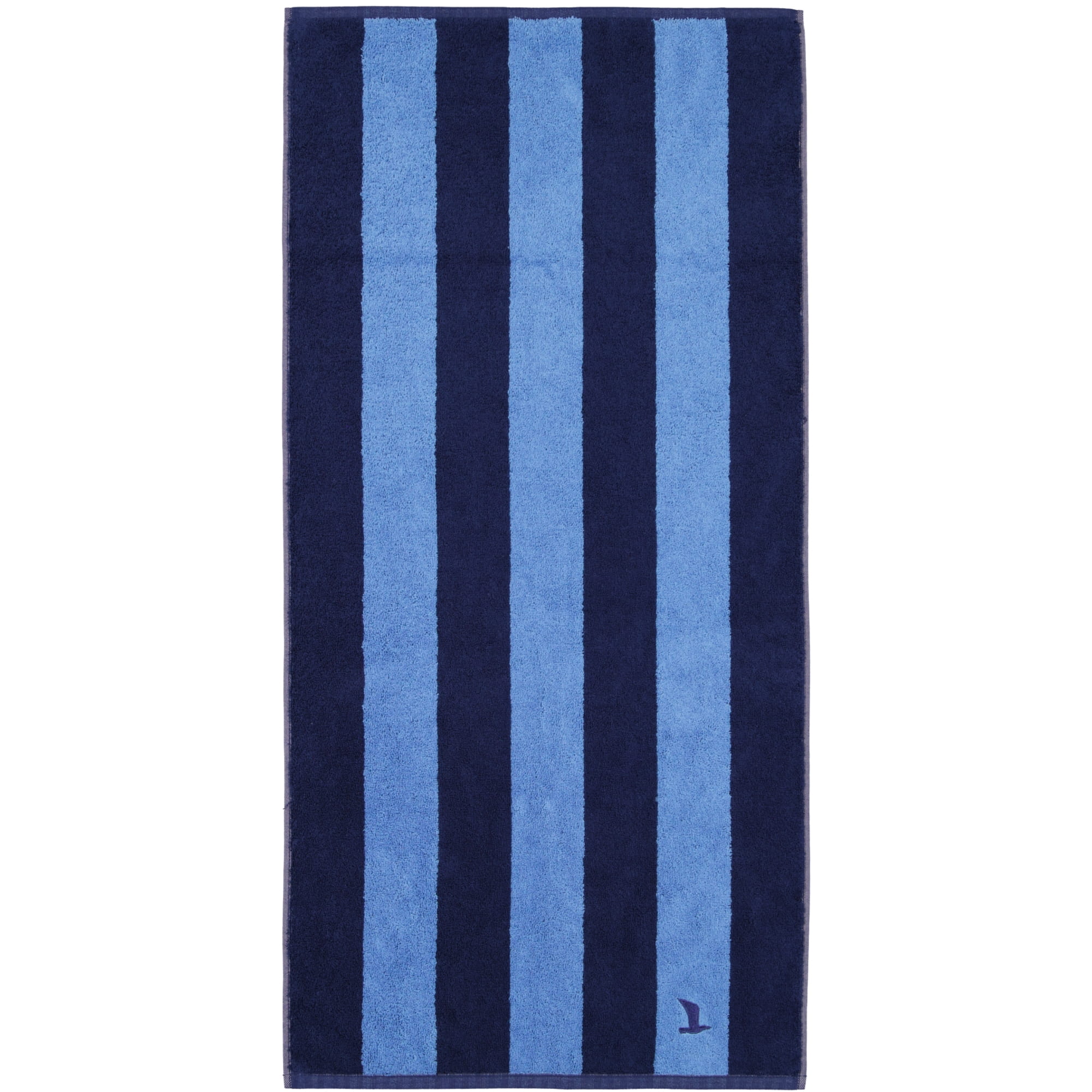 Möve Handtücher Superwuschel Blockstreifen deep sea/cornflower - 042 - Handtuch 50x100 cm
