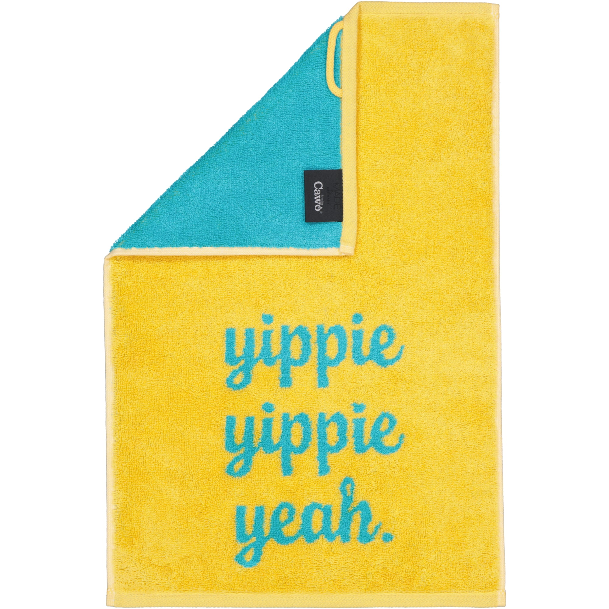 Cawö Gästetücher Postcard Towels Edition 100 yippie yippie yeah - 08 - Gästetuch 30x50 cm