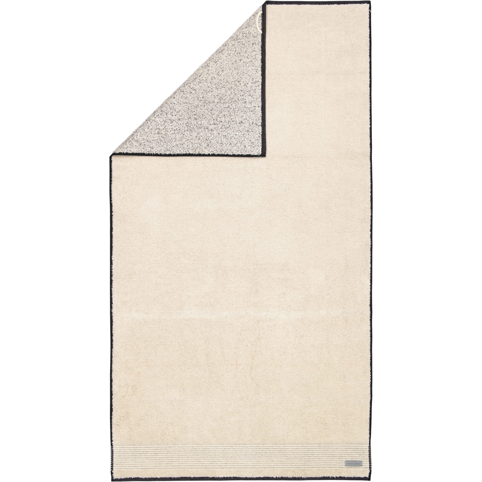 Möve - Eden - Melange mit Biesenbordüre - Farbe: natur - 081 (1-0151/8944) - Duschtuch 80x150 cm
