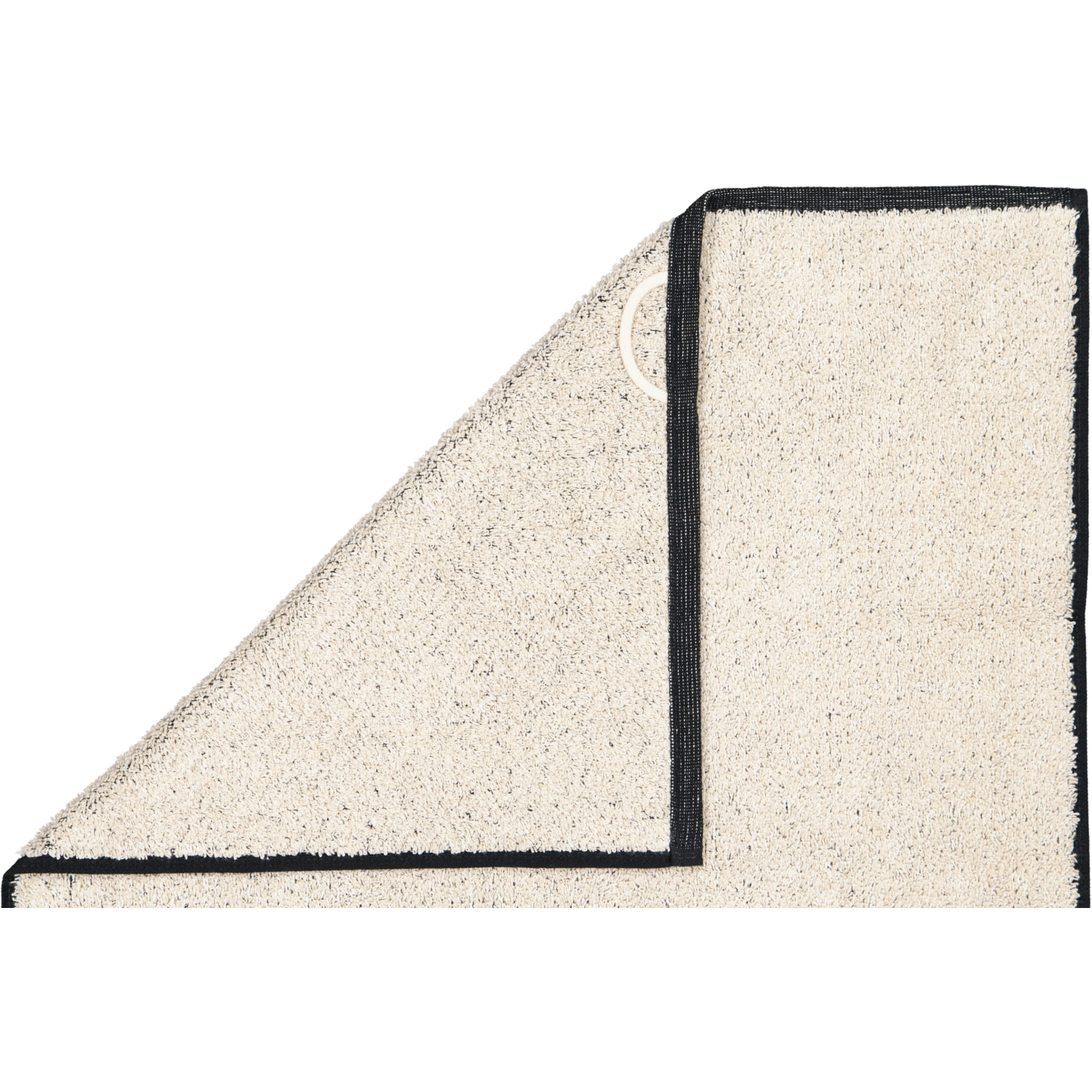 Möve - Eden - Melange mit Biesenbordüre - Farbe: natur - 081 (1-0151/8944) - Handtuch 50x100 cm
