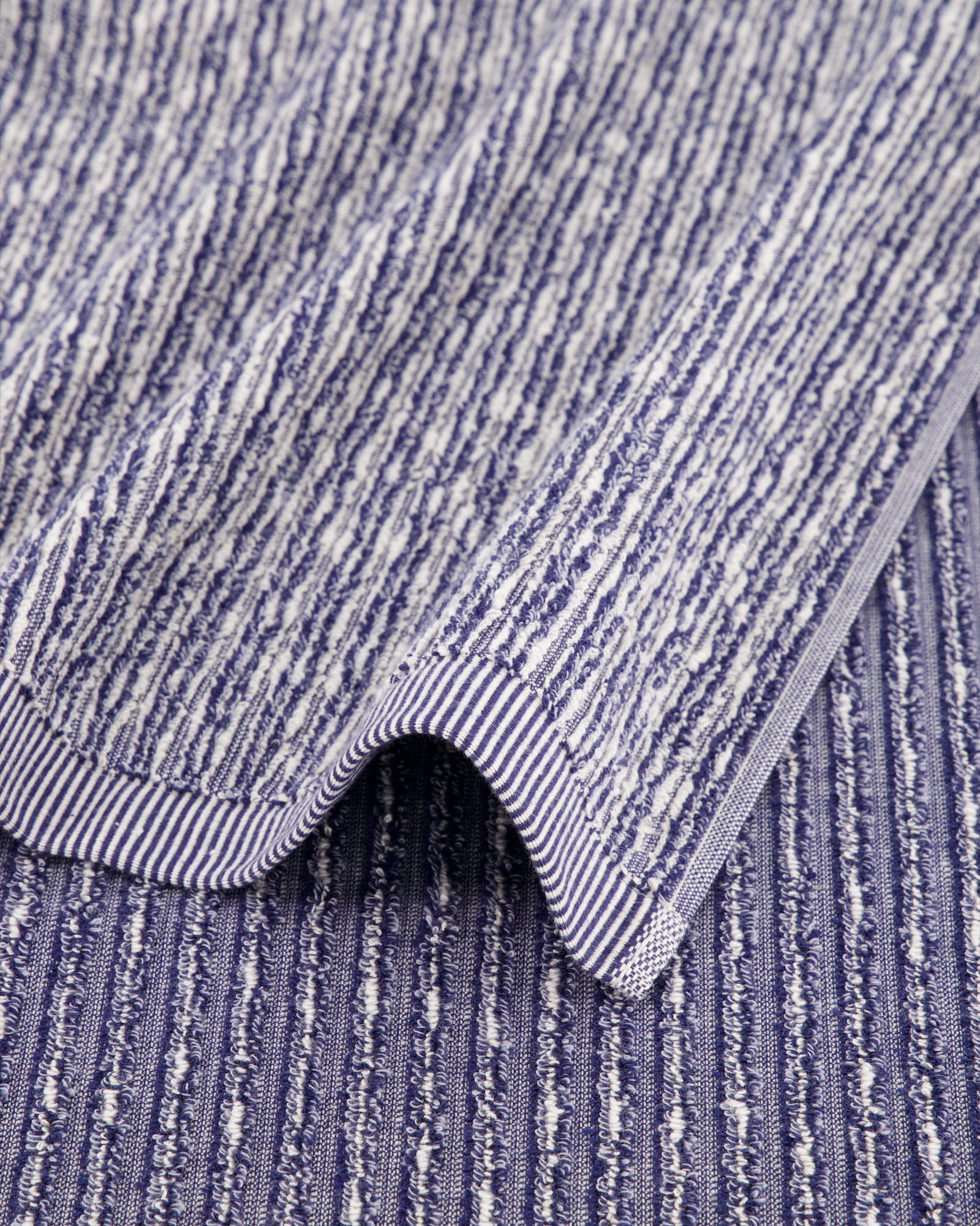 Möve Handtücher Brooklyn Pinstripe nature/deep sea - 042 - Duschtuch 80x150 cm