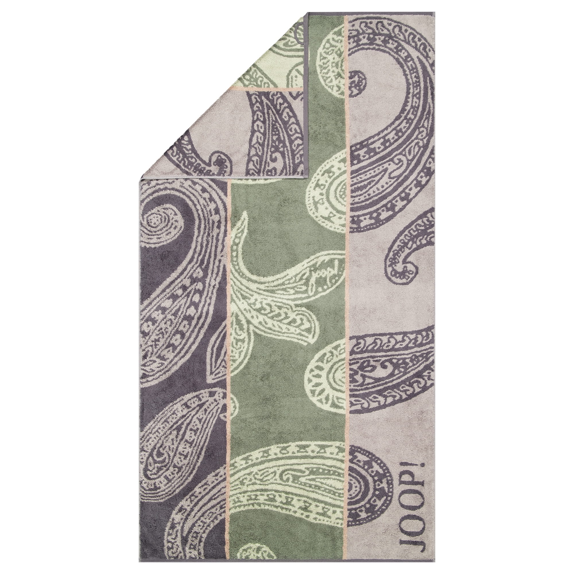 JOOP! Handtücher Contour Paisley 1714 Oliv - 47 - Duschtuch 80x150 cm