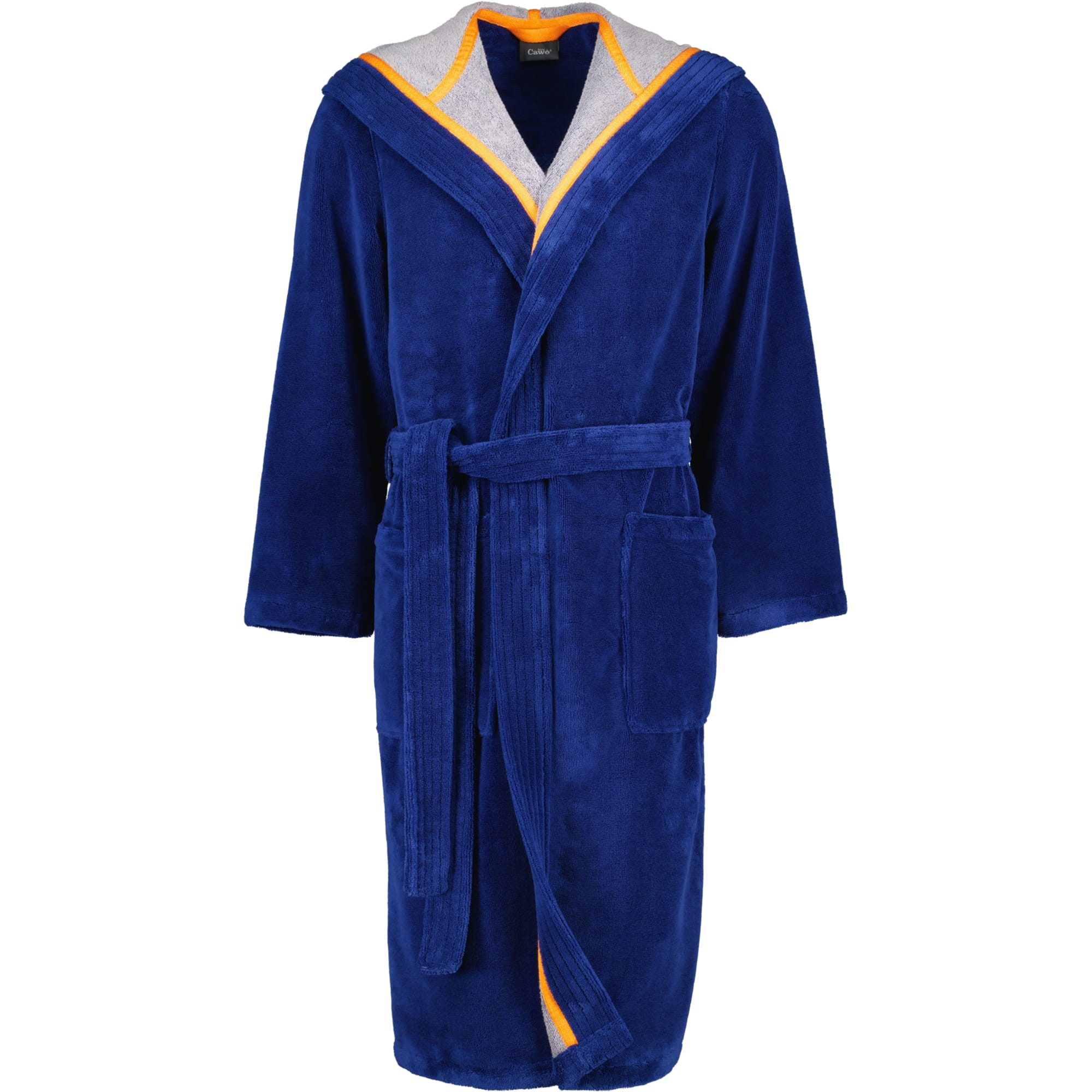 Cawö Home Herren Bademantel Kapuze 831 - Farbe: navy - 13