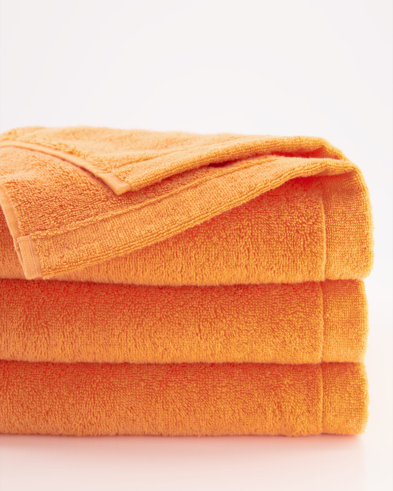 Cawö Handtücher Lifestyle Uni 7007 mandarine - 316 - Seiflappen 30x30 cm