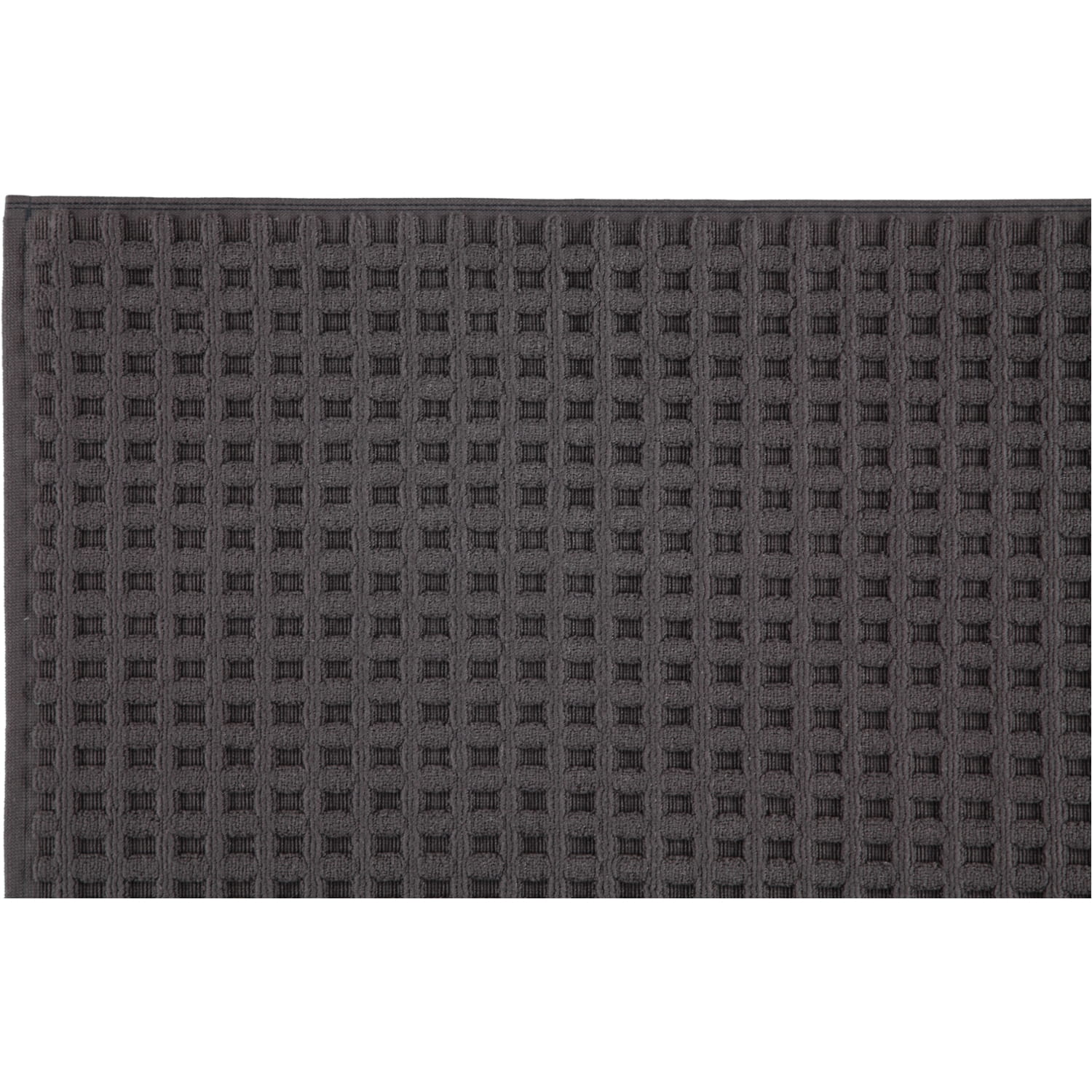 Möve Badteppich - Piquee - Größe: 60x60 cm - Farbe: graphite - 843 (1-0798/8127)