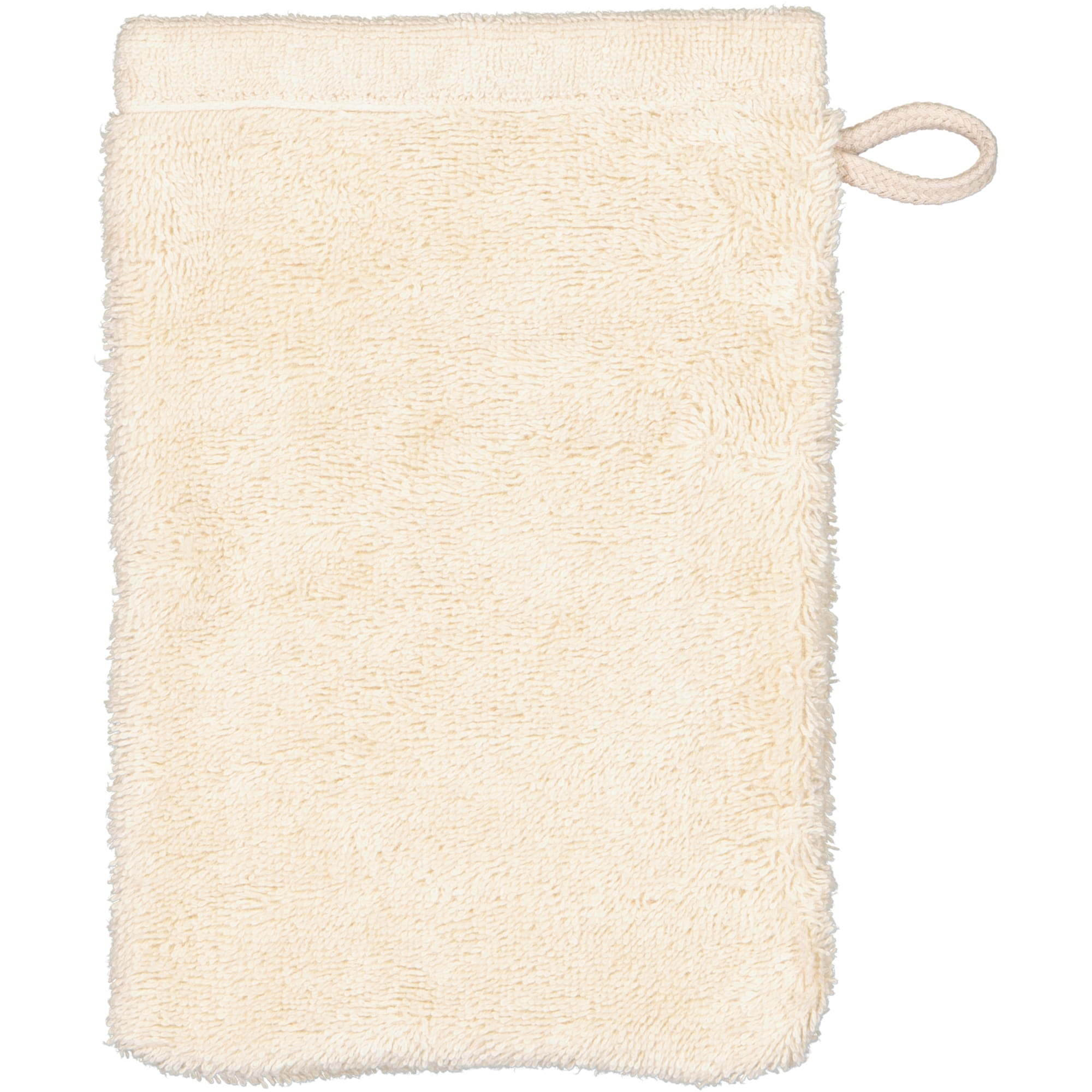 Cawö Handtücher Lifestyle Uni 7007 beige - 370 - Waschhandschuh 16x22 cm