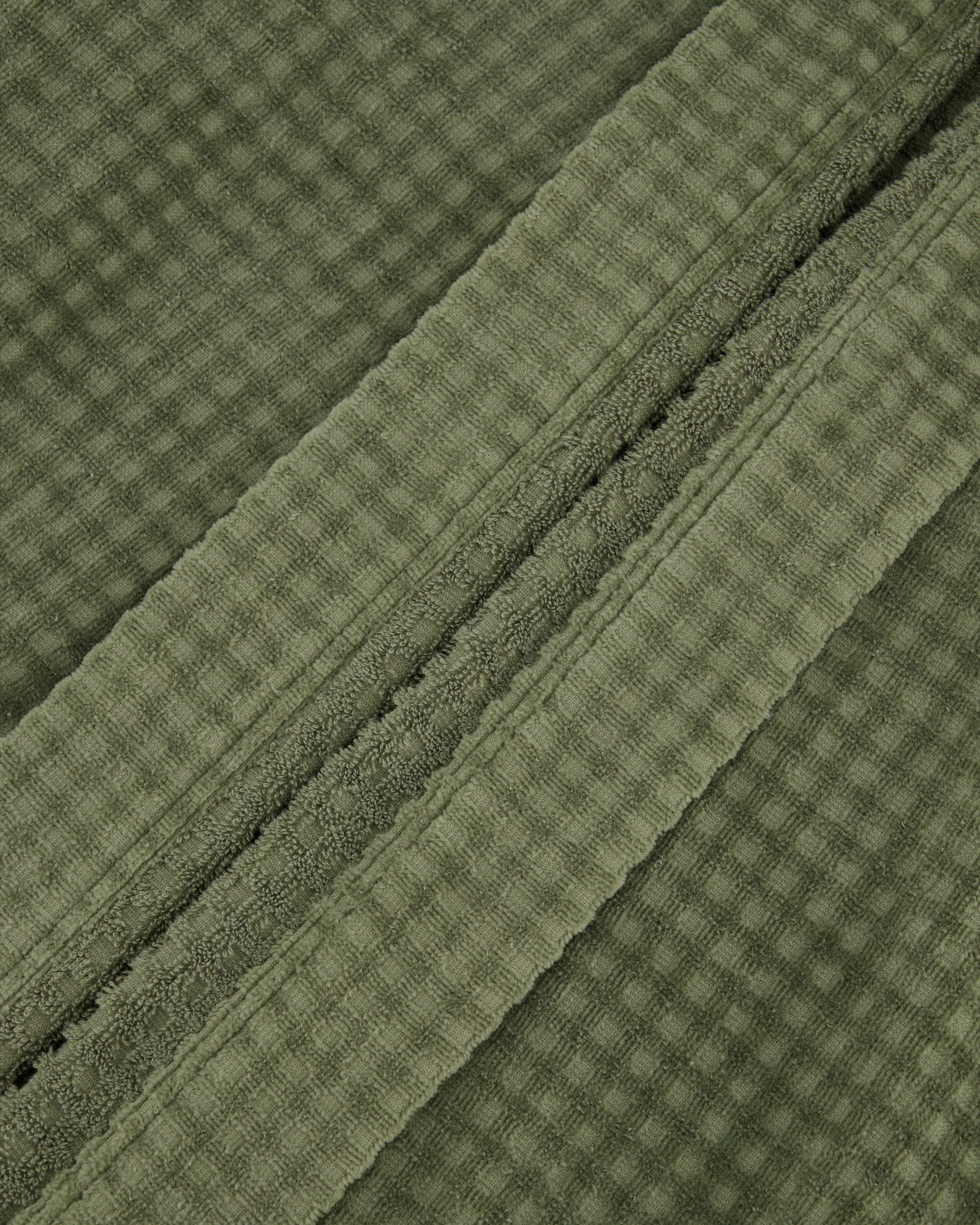Cawö Bademäntel Herren Kimono Waffelpique 5508 field - 453