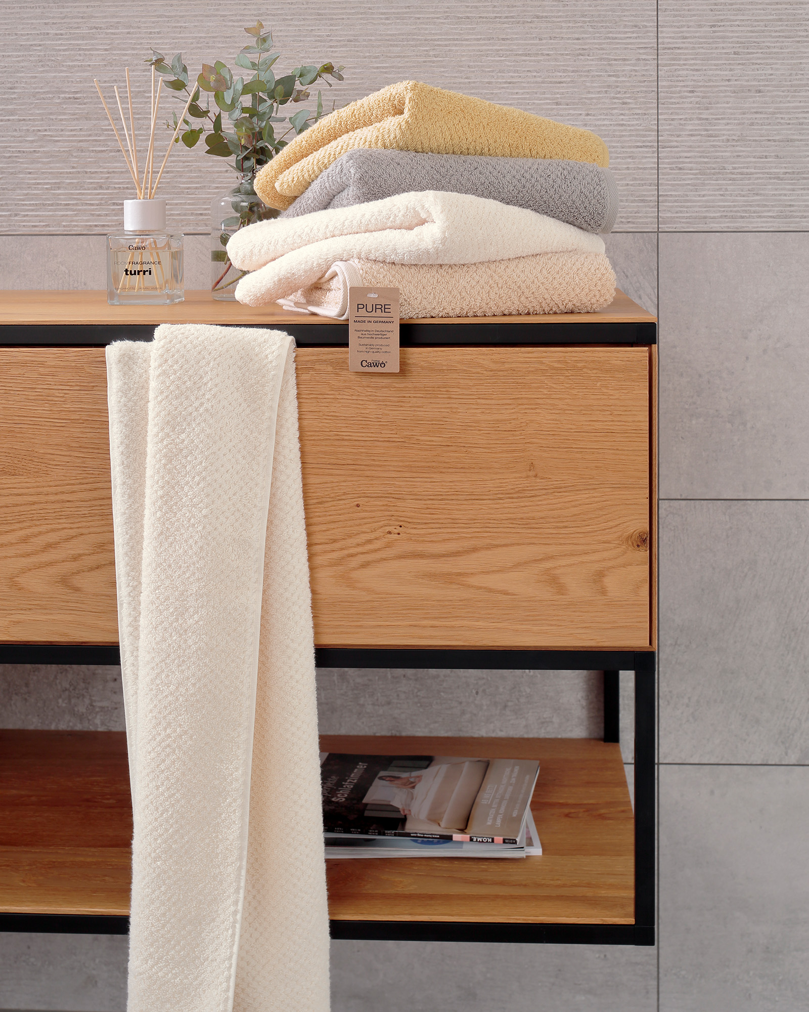 Cawö Handtücher Pure 6500 - Farbe: amber - 514