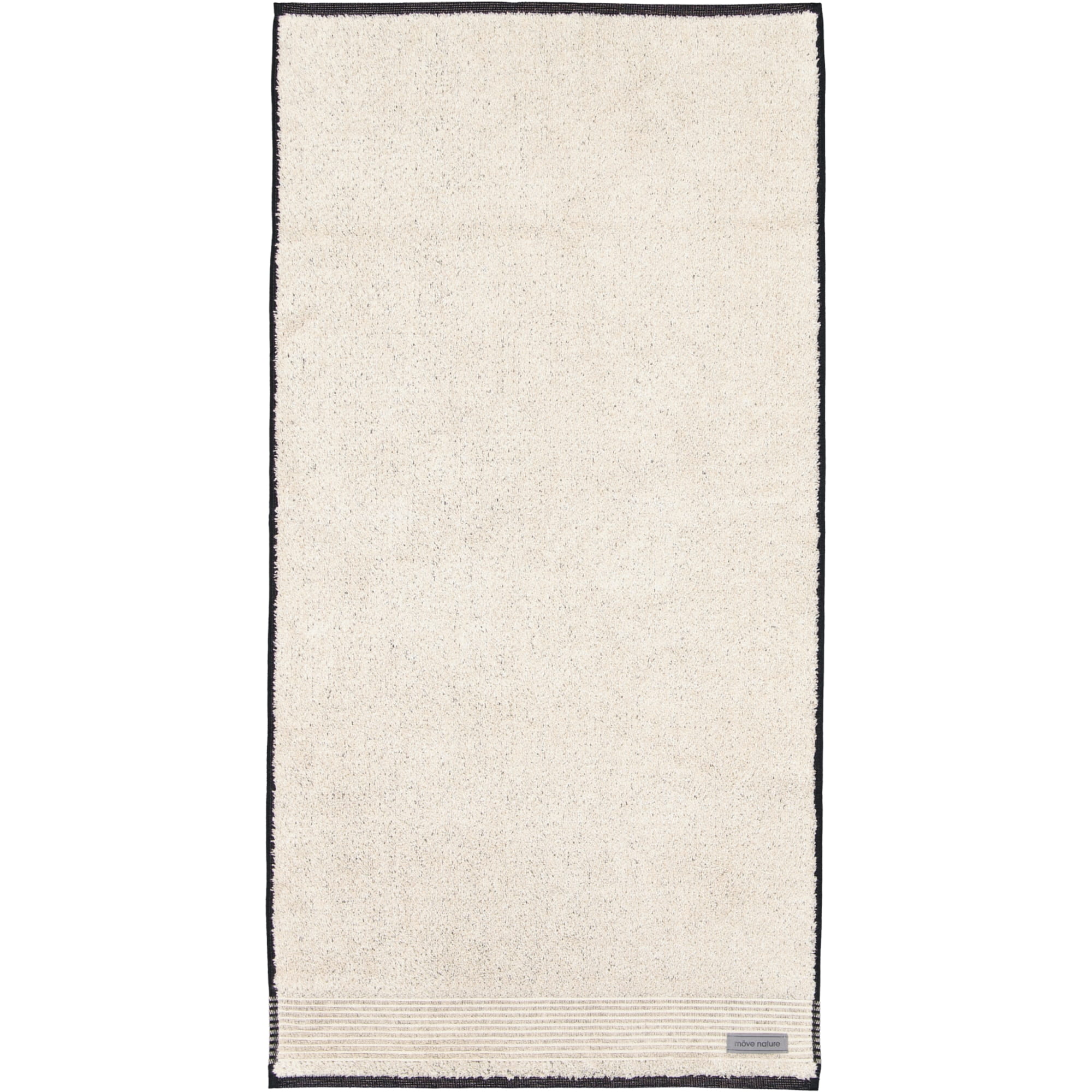 Möve - Eden - Melange mit Biesenbordüre - Farbe: natur - 081 (1-0151/8944) - Seiflappen 30x30 cm
