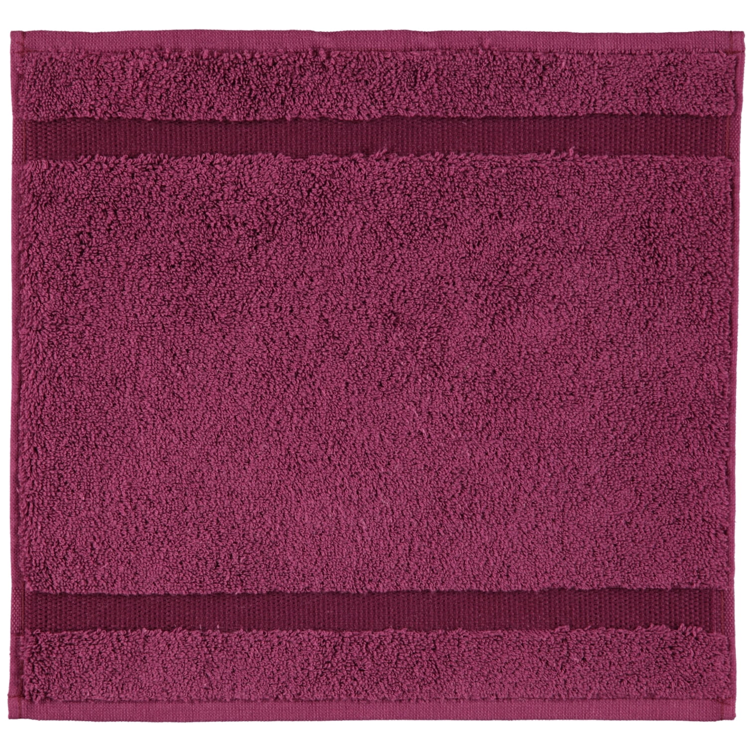 Rhomtuft - Handtücher Princess - Farbe: berry - 237 - Seiflappen 30x30 cm