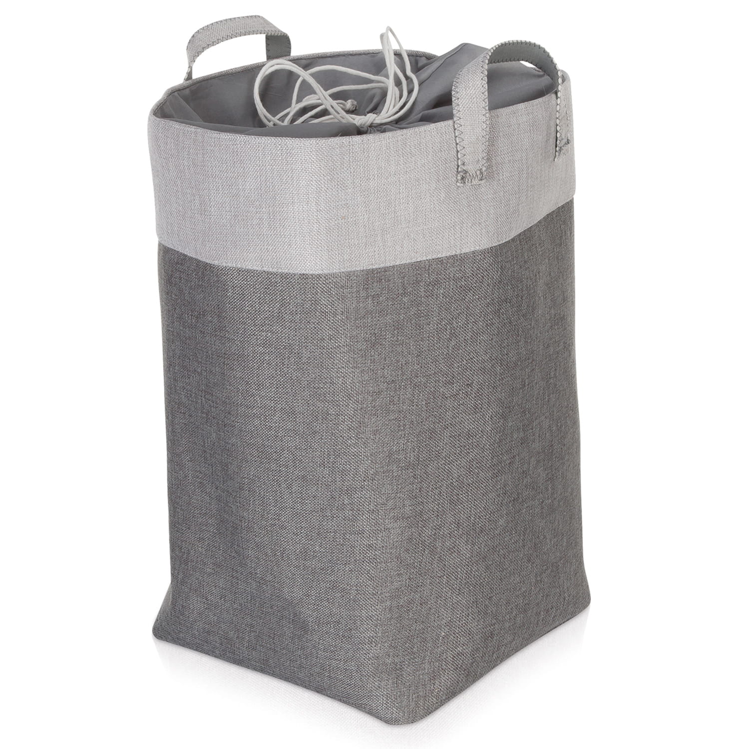 Möve Canvas Wäschekorb - Farbe: grey - 081 (4-4195)