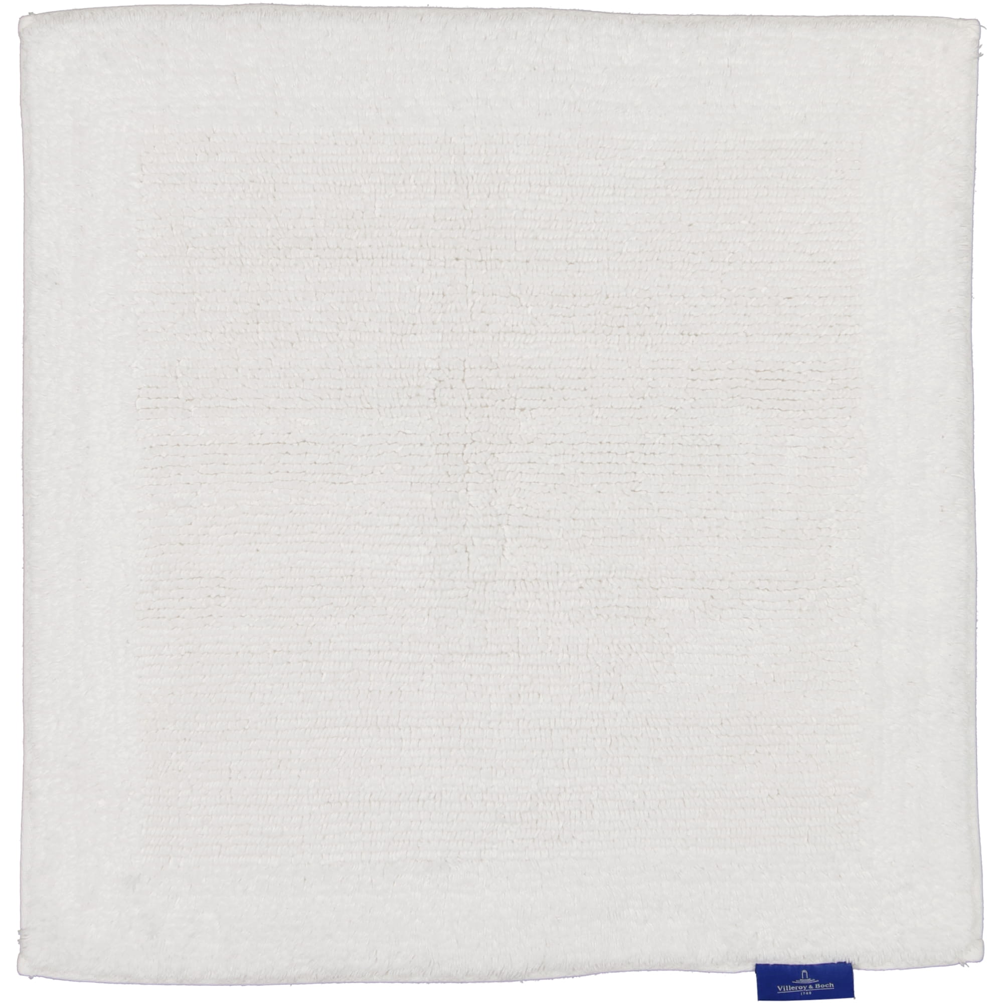 Villeroy & Boch - Badteppich Coordinates Charisma 2555 - Farbe: brilliant white - 600 - 60x60 cm