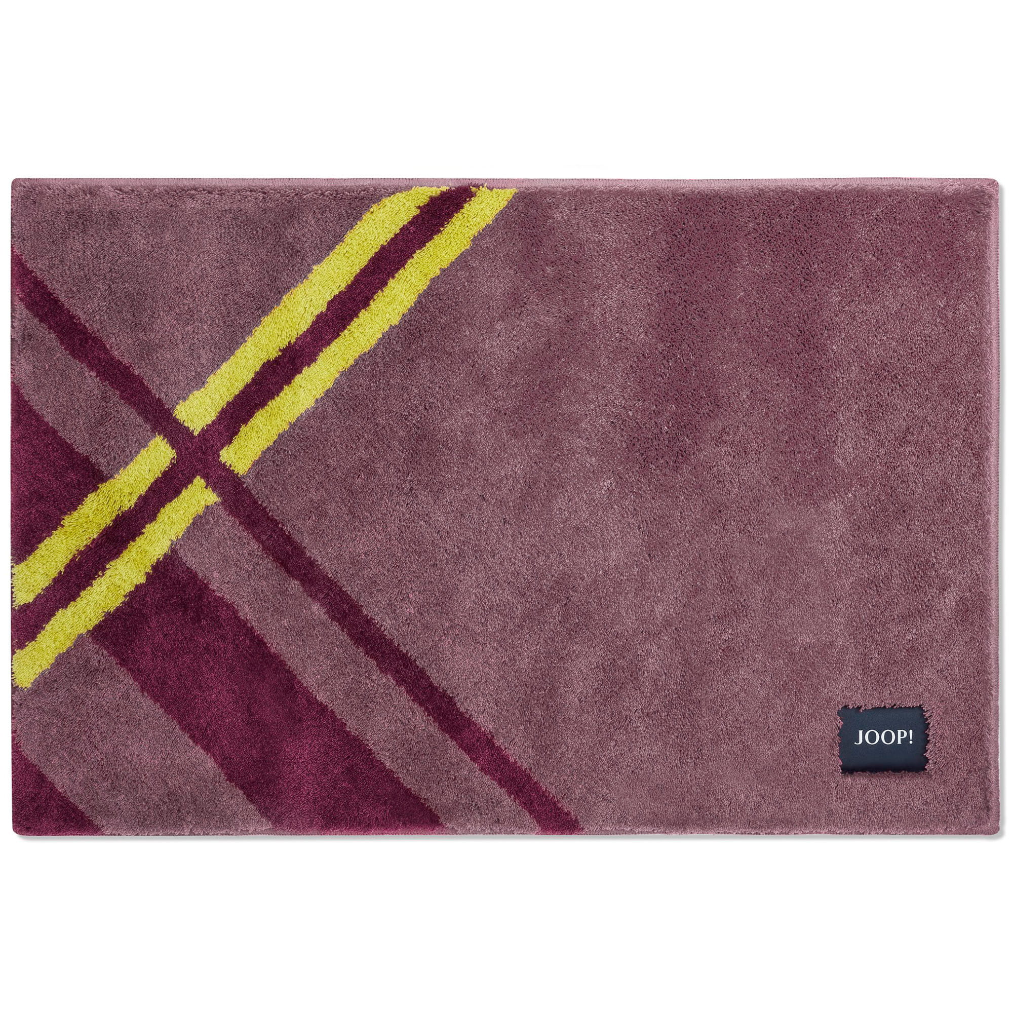 JOOP Badteppich Checks 288 - Farbe: Mauve - 302 - 60x90 cm