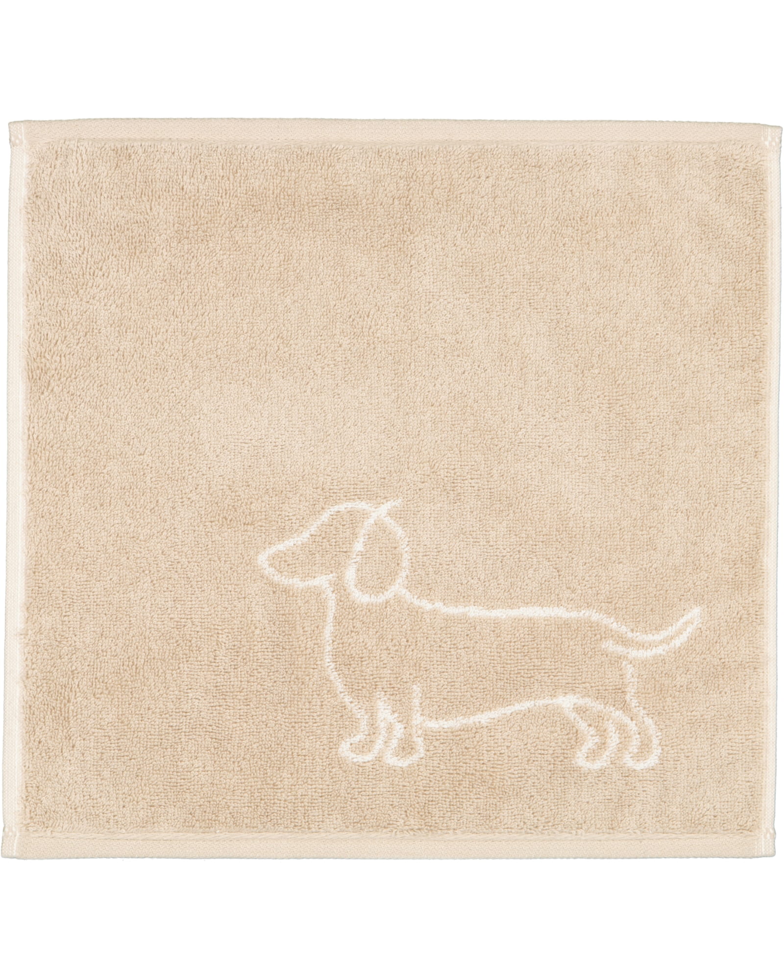 Cawö Seiftücher WE LOVE DOGS Mix 6249 3er Set Natur-Beige - 33 - 30x30 cm