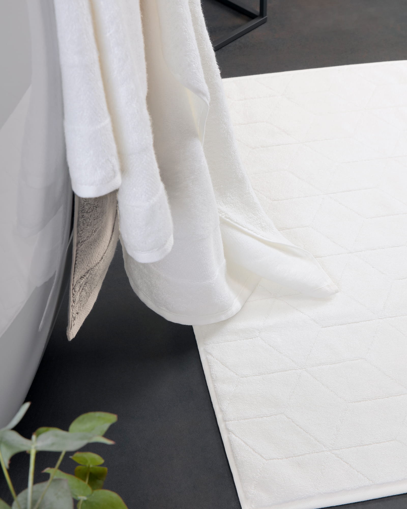 Villeroy & Boch Badematte Carré 2553 - 50x80 cm - Farbe: brilliant white - 600